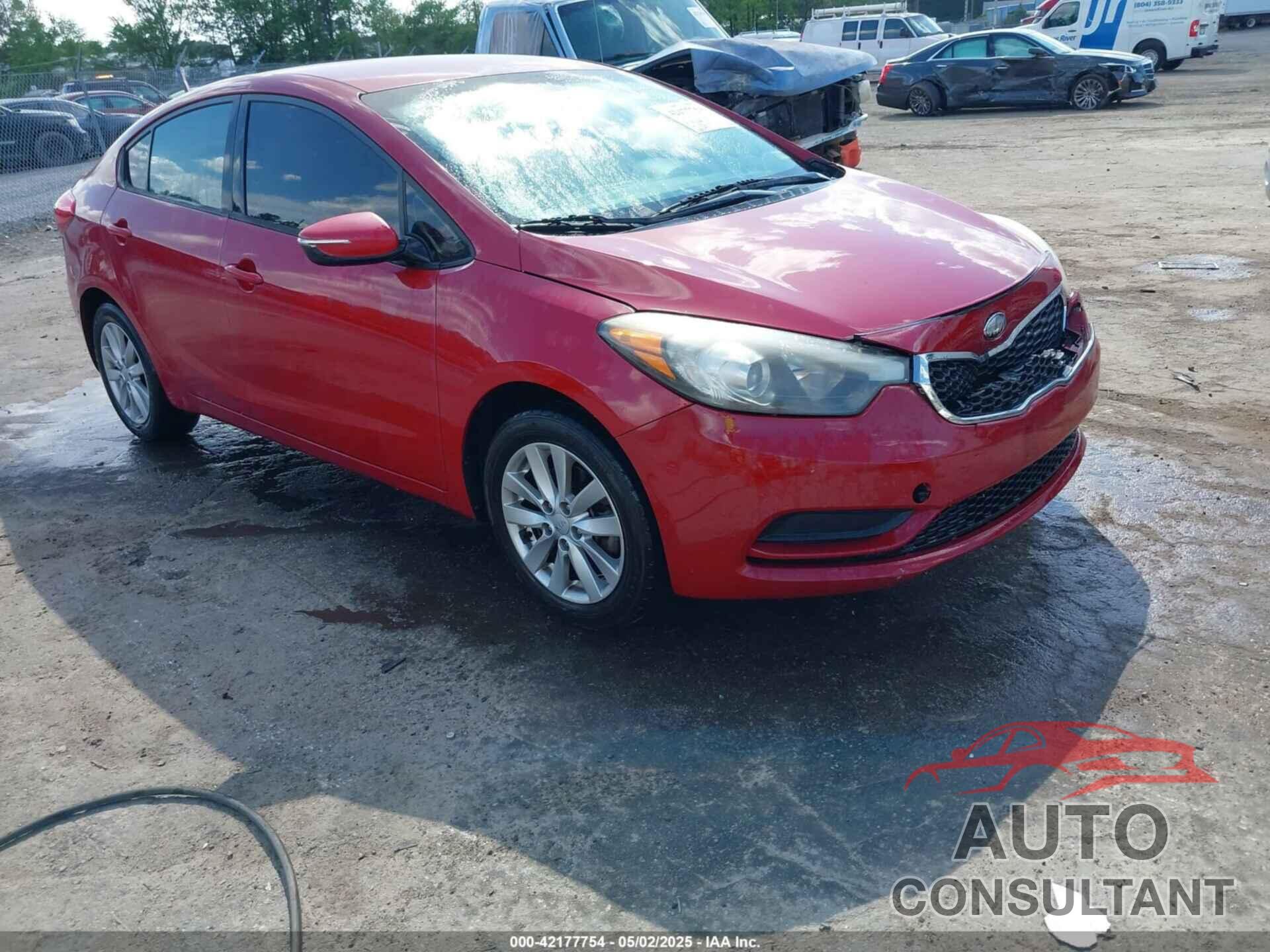 KIA FORTE 2014 - KNAFX4A65E5110341
