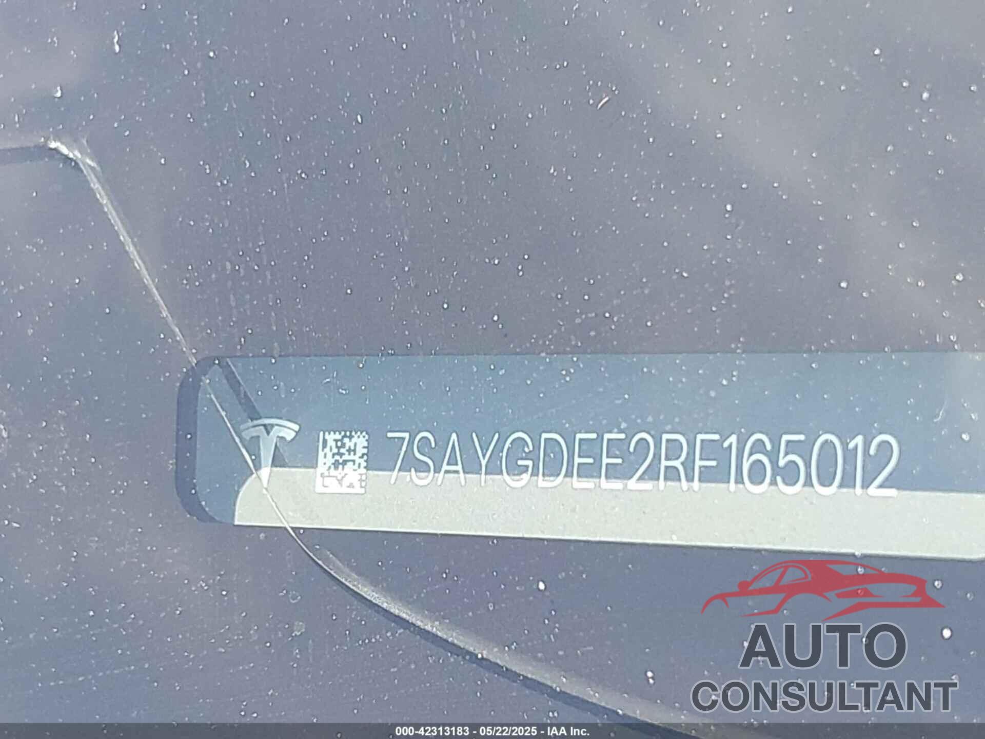 TESLA MODEL Y 2024 - 7SAYGDEE2RF165012