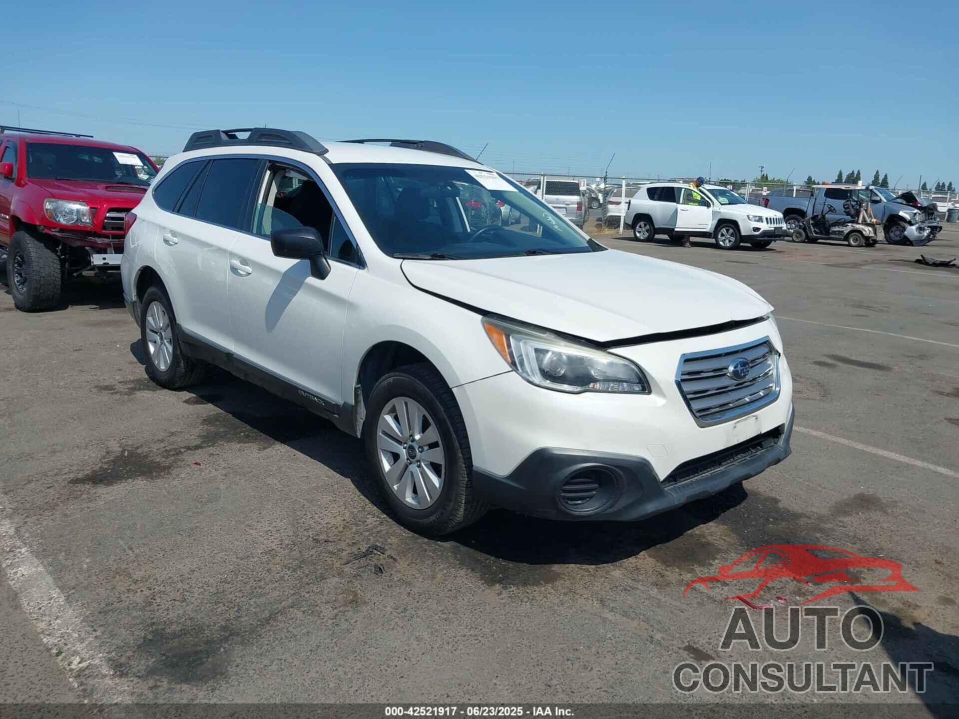 SUBARU OUTBACK 2017 - 4S4BSAAC6H3390397