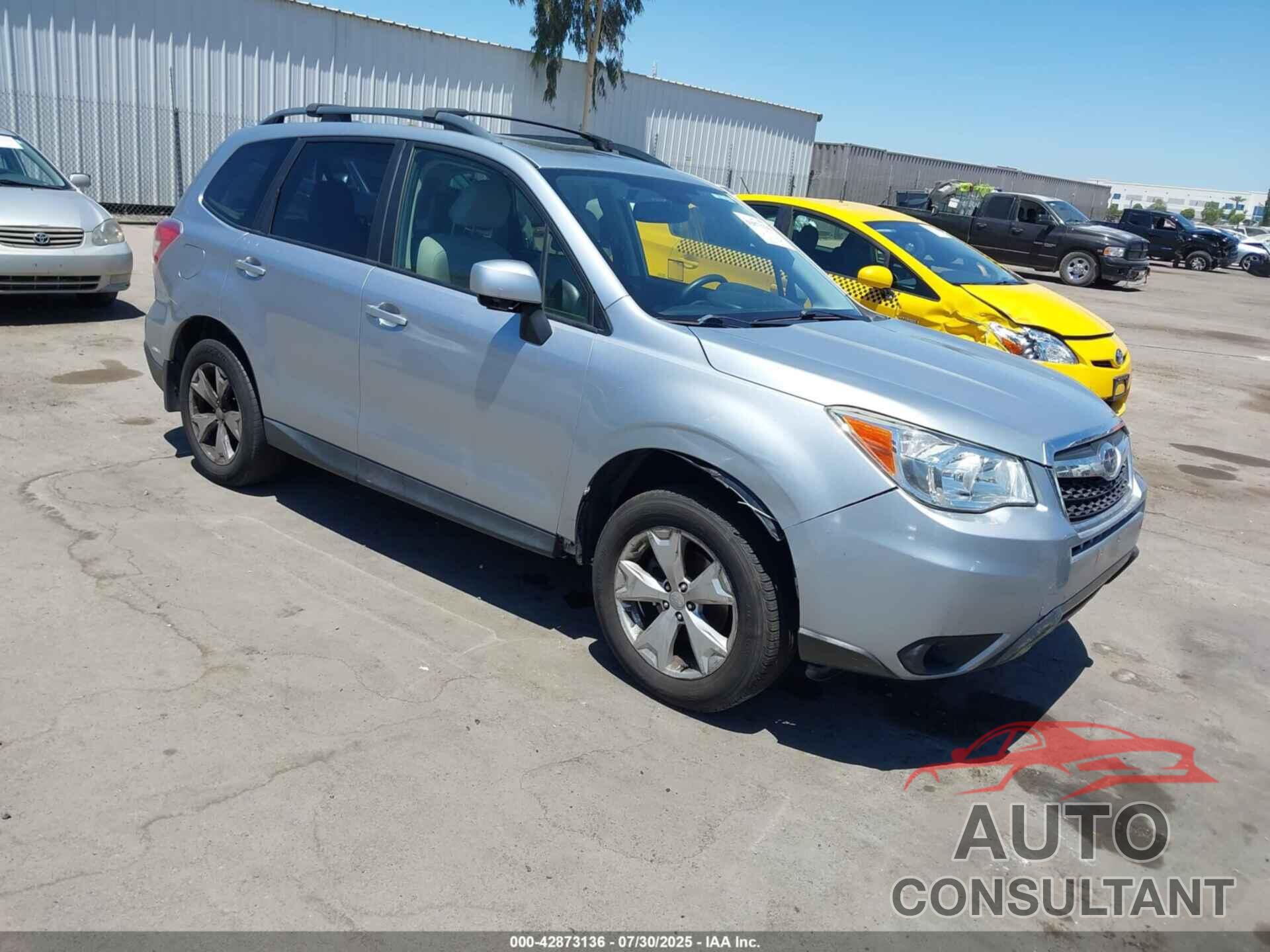 SUBARU FORESTER 2016 - JF2SJAFC3GH486331