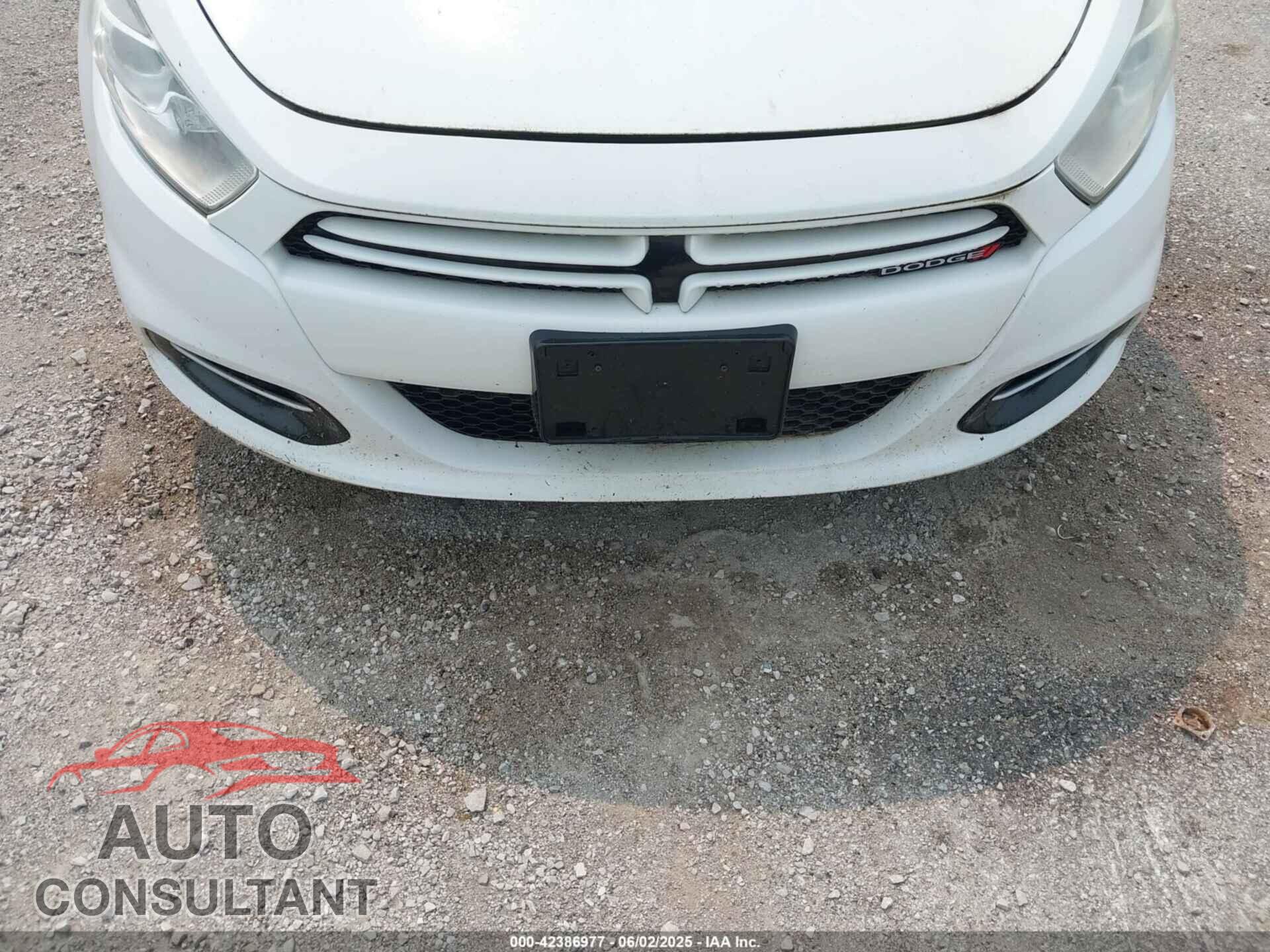 DODGE DART 2013 - 1C3CDFBA7DD270792
