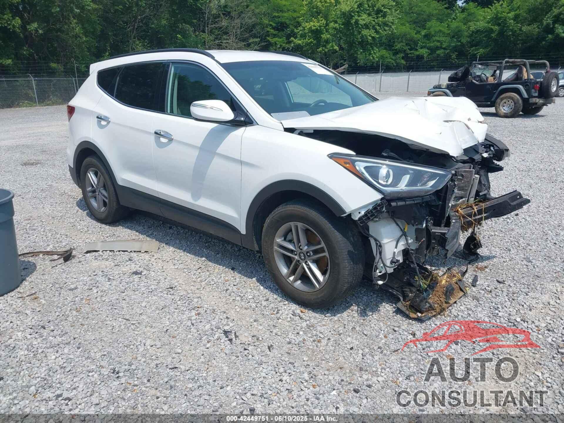 HYUNDAI SANTA FE SPORT 2018 - 5XYZU3LB1JG549177