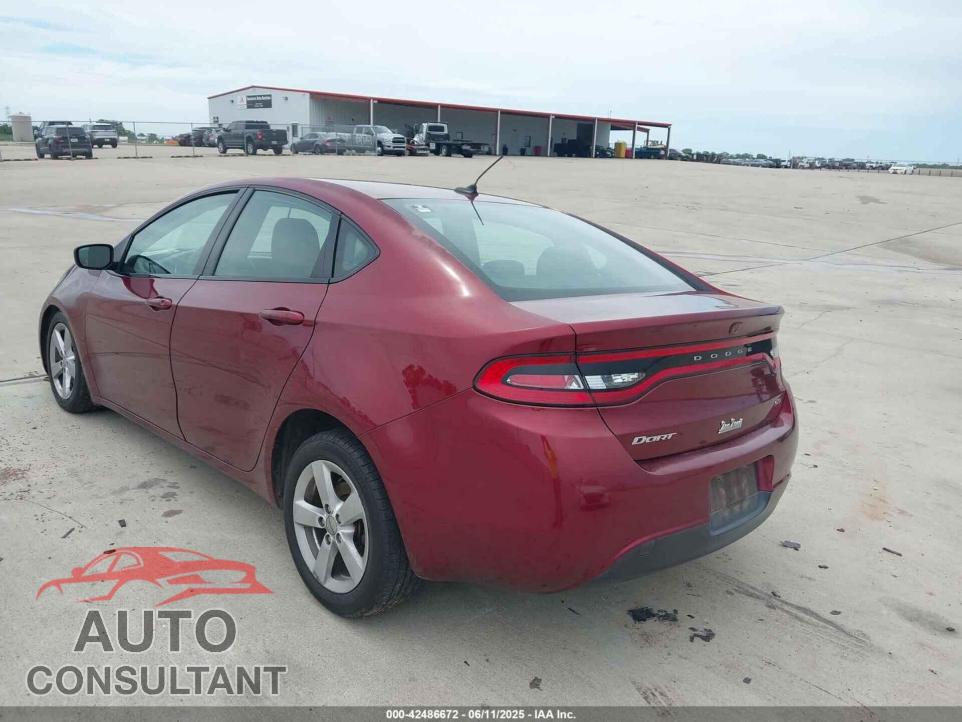DODGE DART 2015 - 1C3CDFBB2FD299922