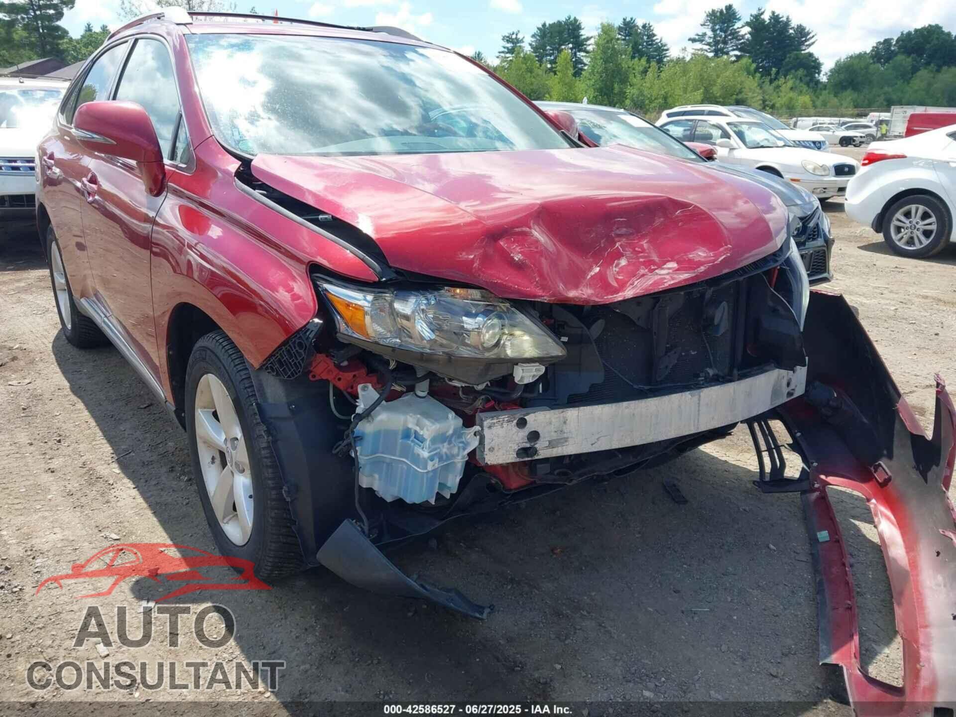 LEXUS RX 350 2011 - 2T2BK1BA0BC082783