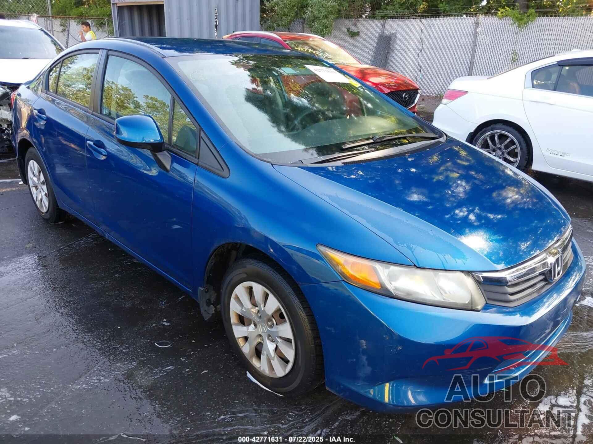 HONDA CIVIC 2012 - 19XFB2F55CE034286