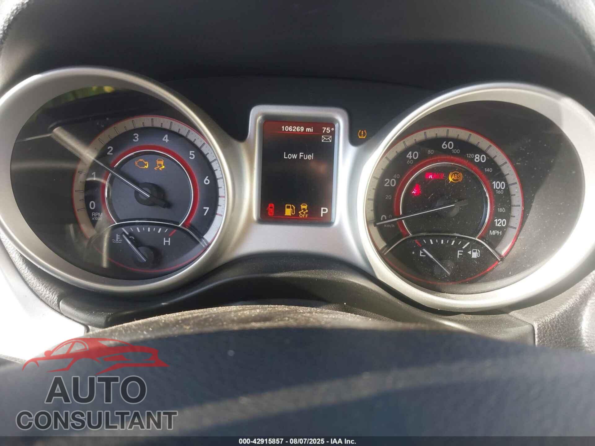 DODGE JOURNEY 2017 - 3C4PDCAB8HT638368