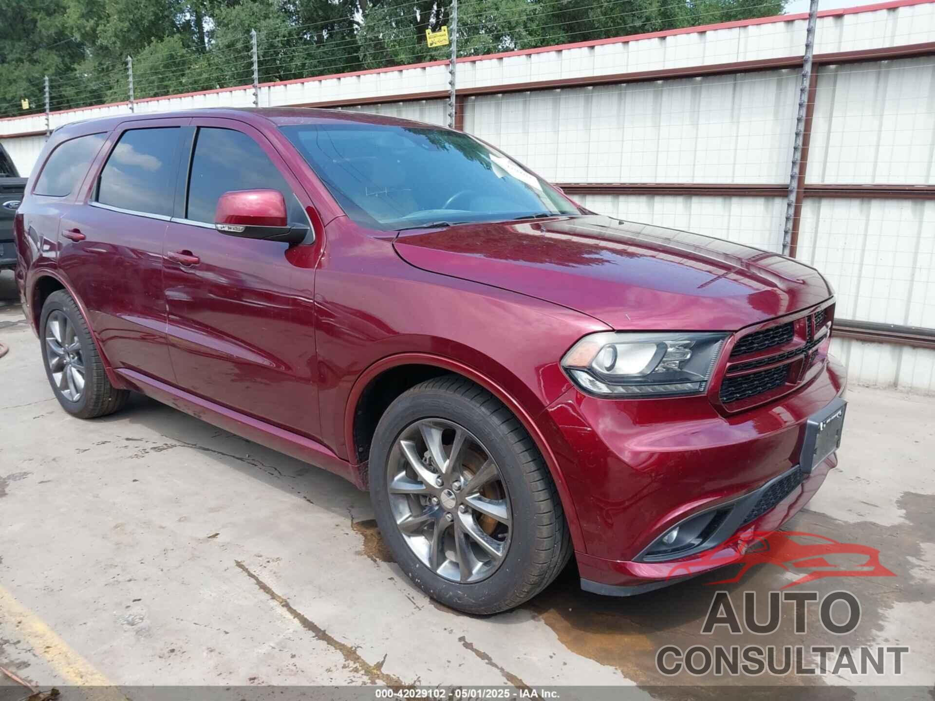 DODGE DURANGO 2017 - 1C4RDHDG7HC627239