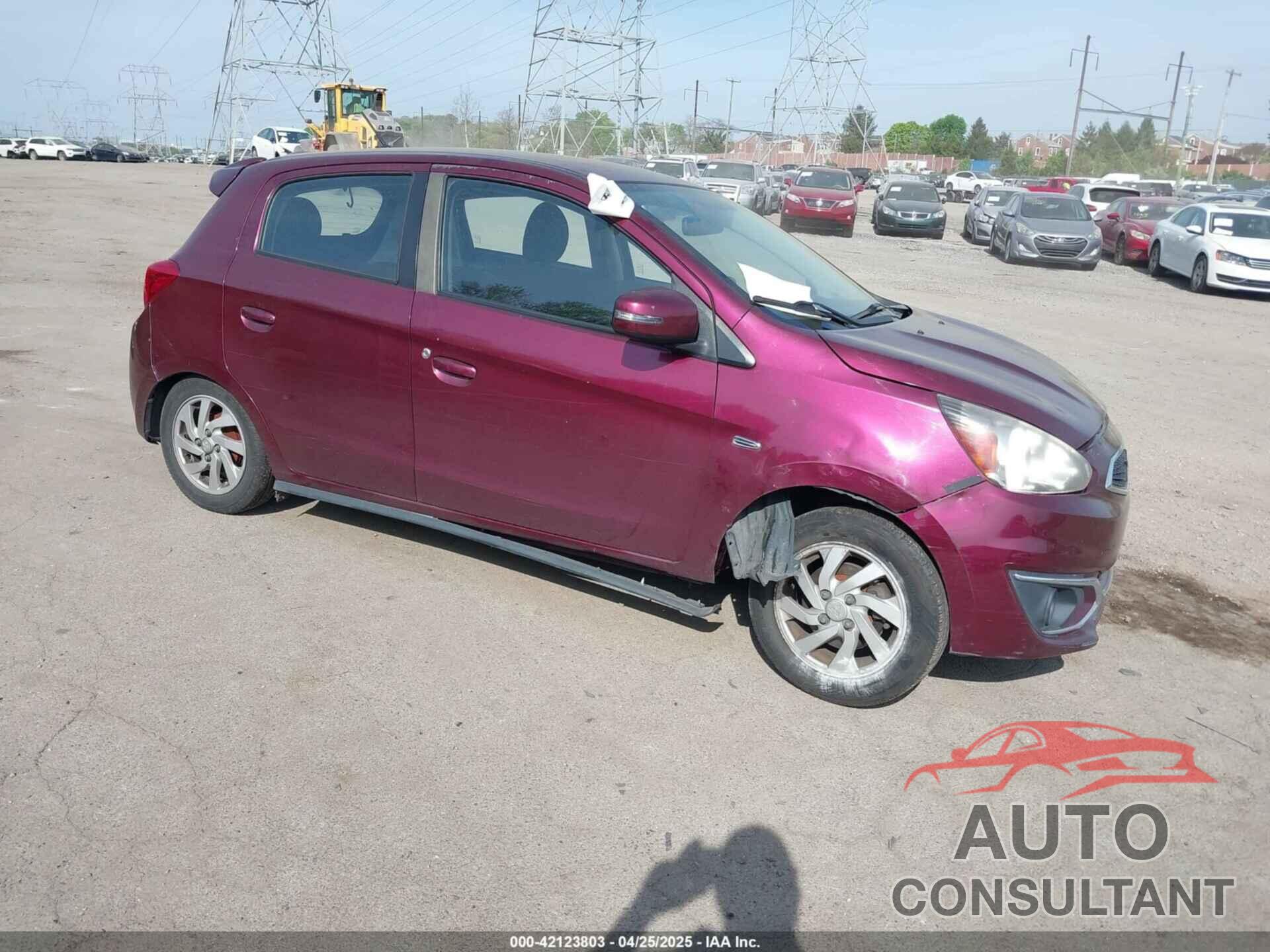 MITSUBISHI MIRAGE 2018 - ML32A4HJ0JH008437