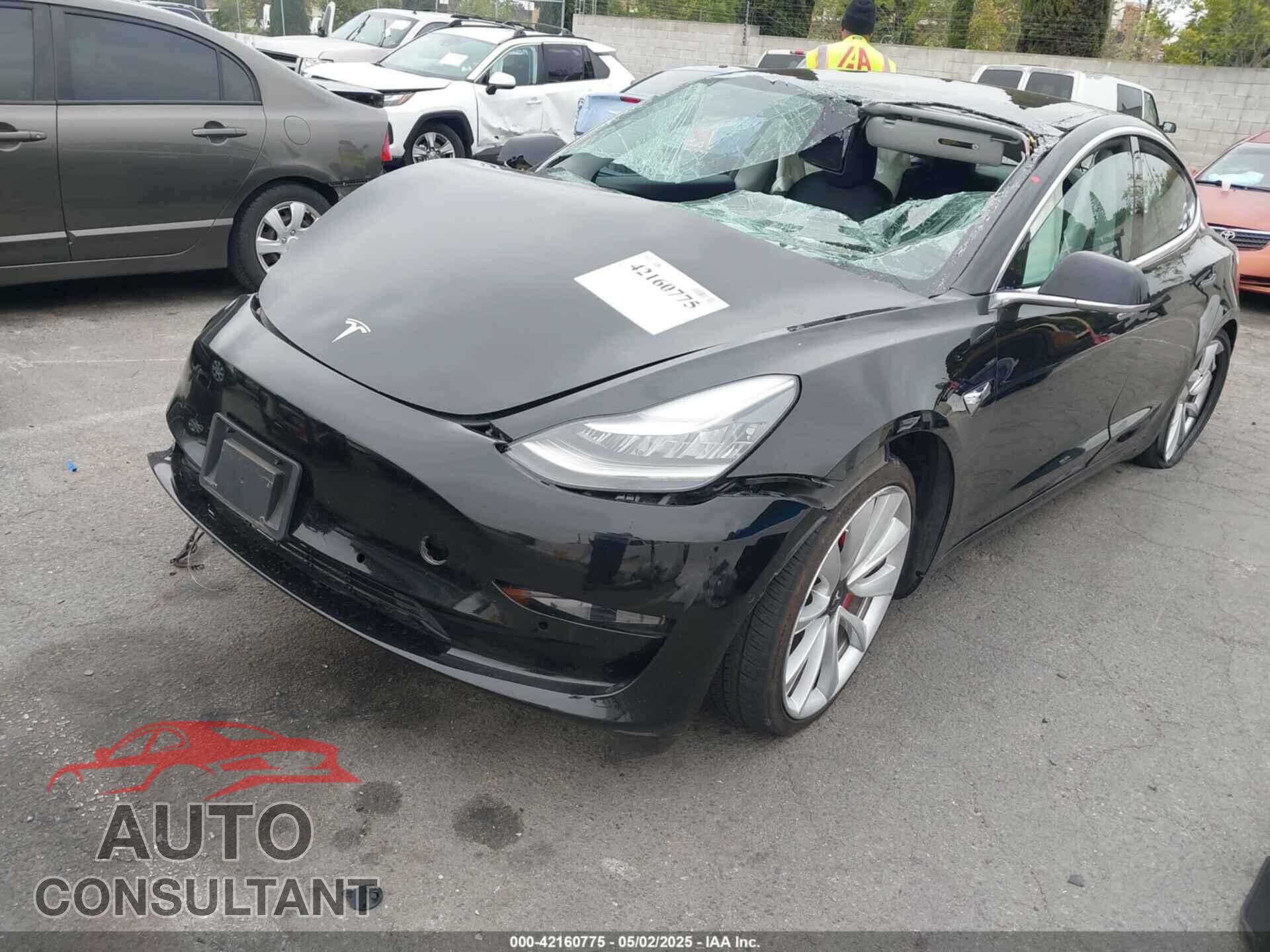 TESLA MODEL 3 2019 - 5YJ3E1EB5KF434613