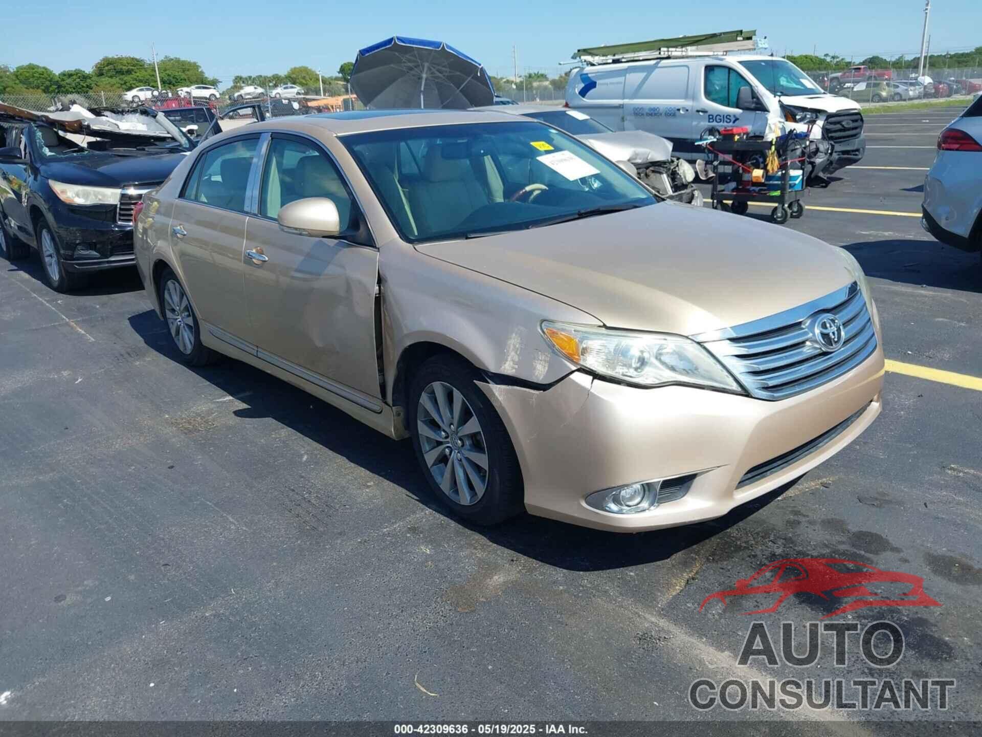 TOYOTA AVALON 2011 - 4T1BK3DB2BU412265