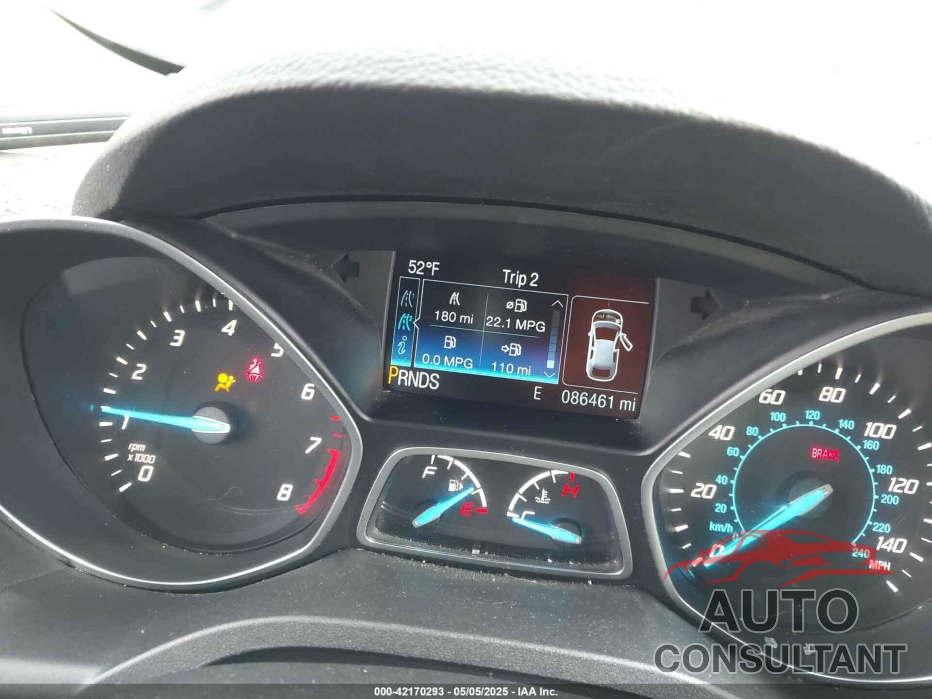 FORD ESCAPE 2015 - 1FMCU9GXXFUB23147