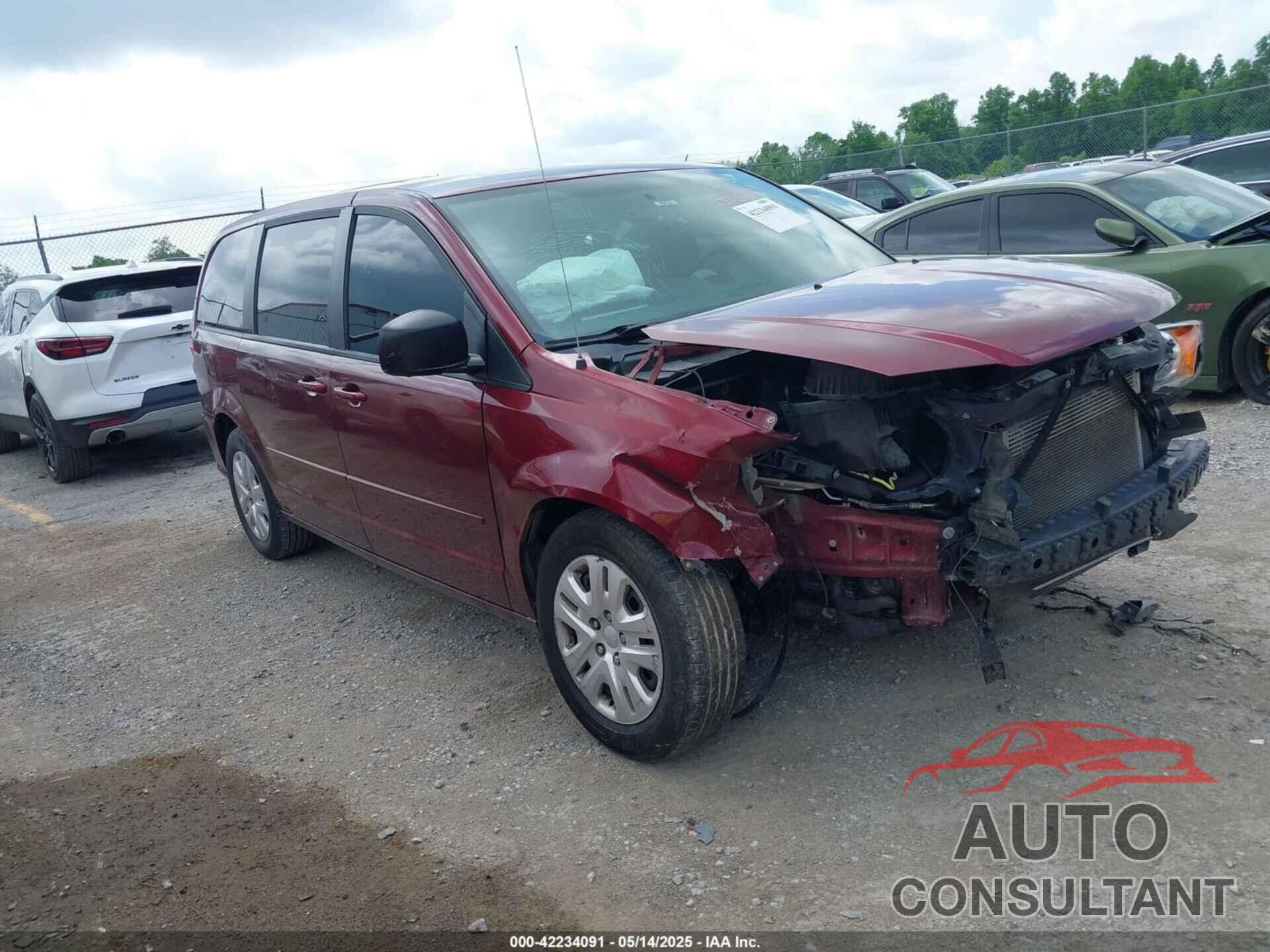 DODGE GRAND CARAVAN 2017 - 2C4RDGBG3HR618462