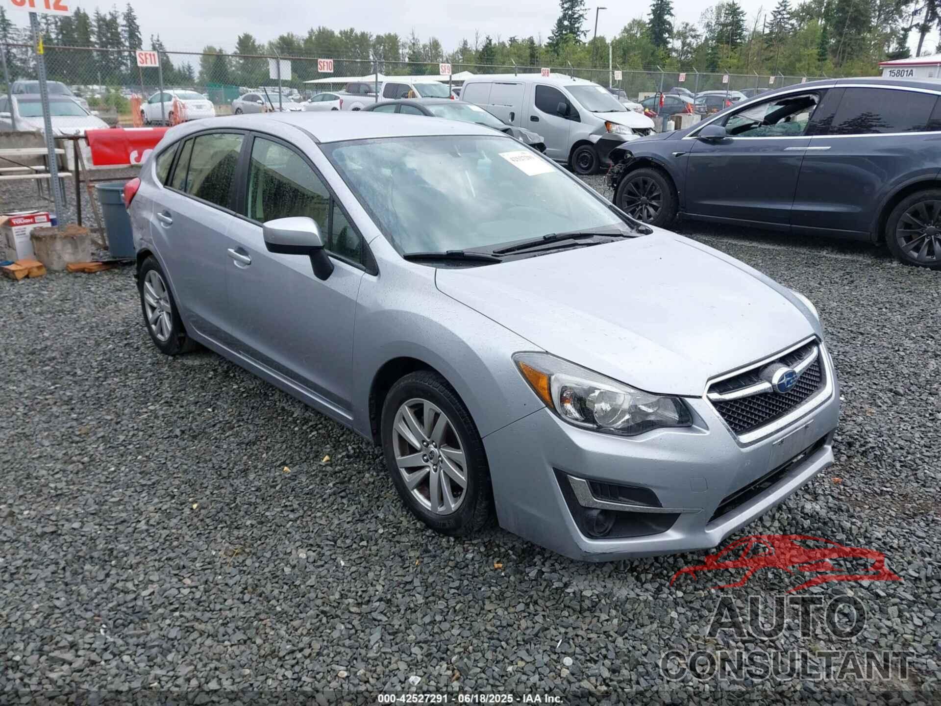 SUBARU IMPREZA 2015 - JF1GPAC63F8318355