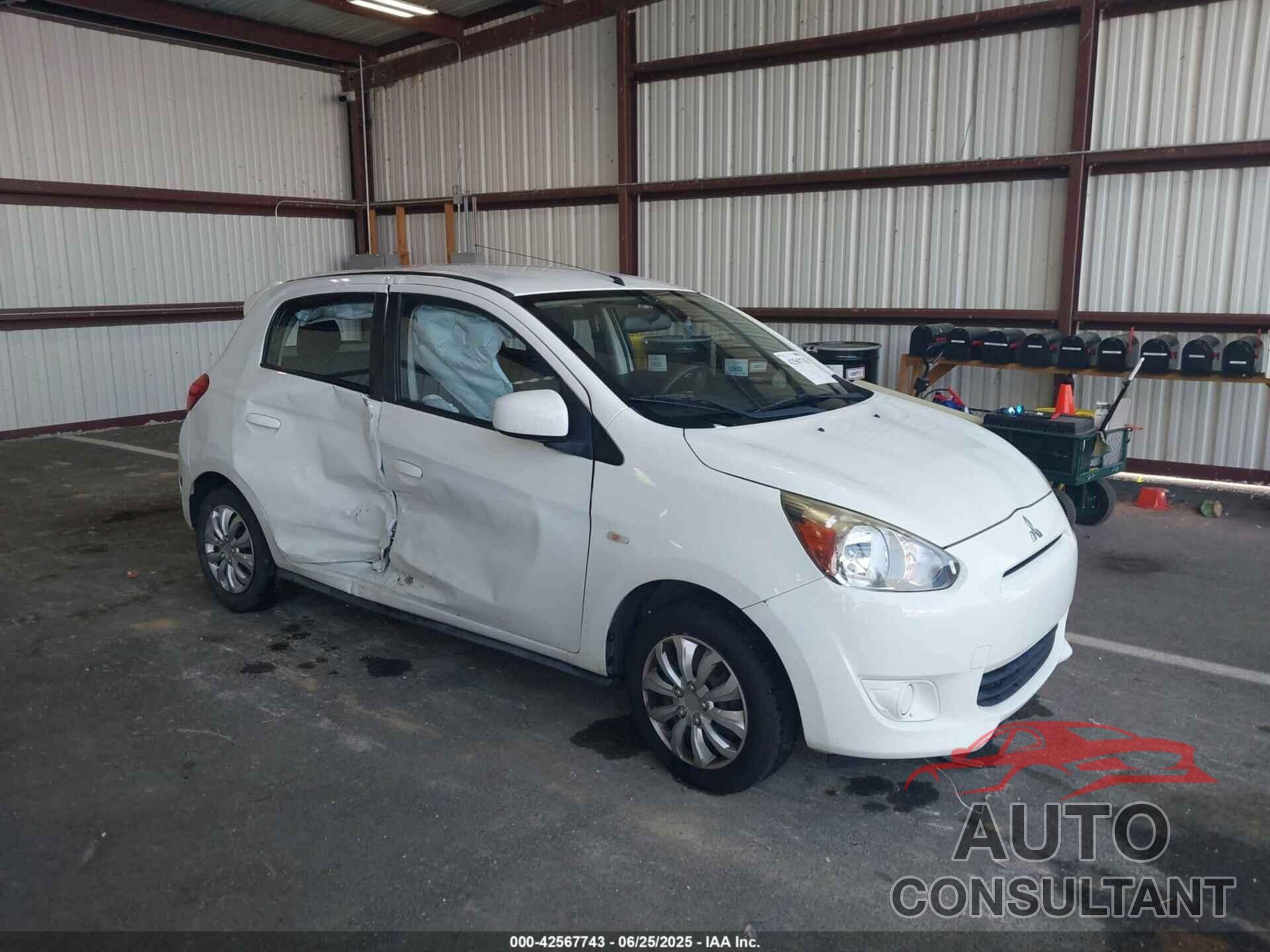 MITSUBISHI MIRAGE 2014 - ML32A3HJ0EH008504