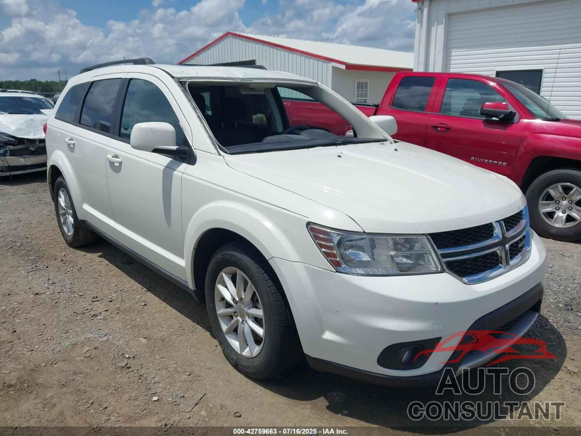 DODGE JOURNEY 2013 - 3C4PDCBB7DT728765