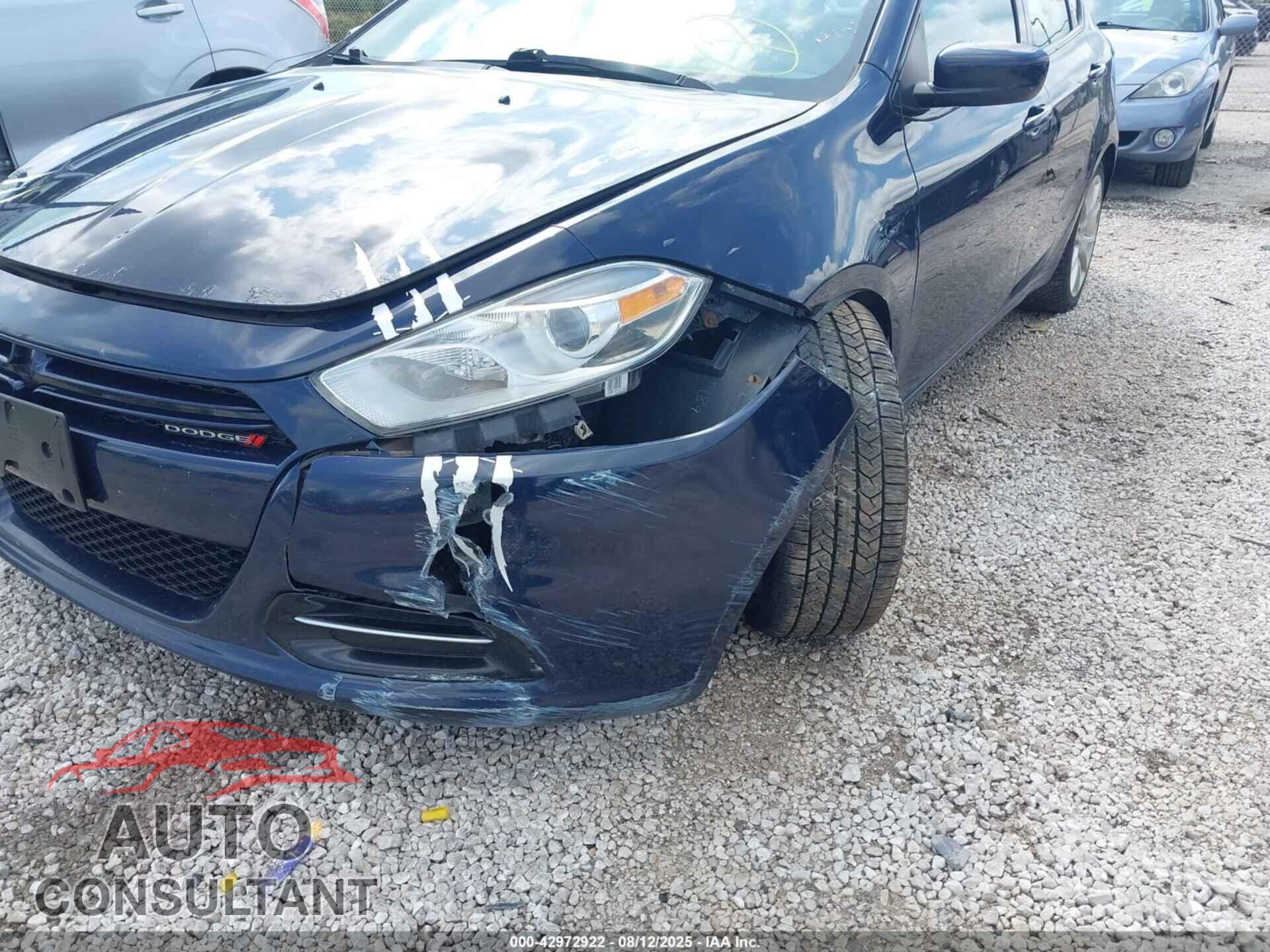 DODGE DART 2013 - 1C3CDFBA0DD267412