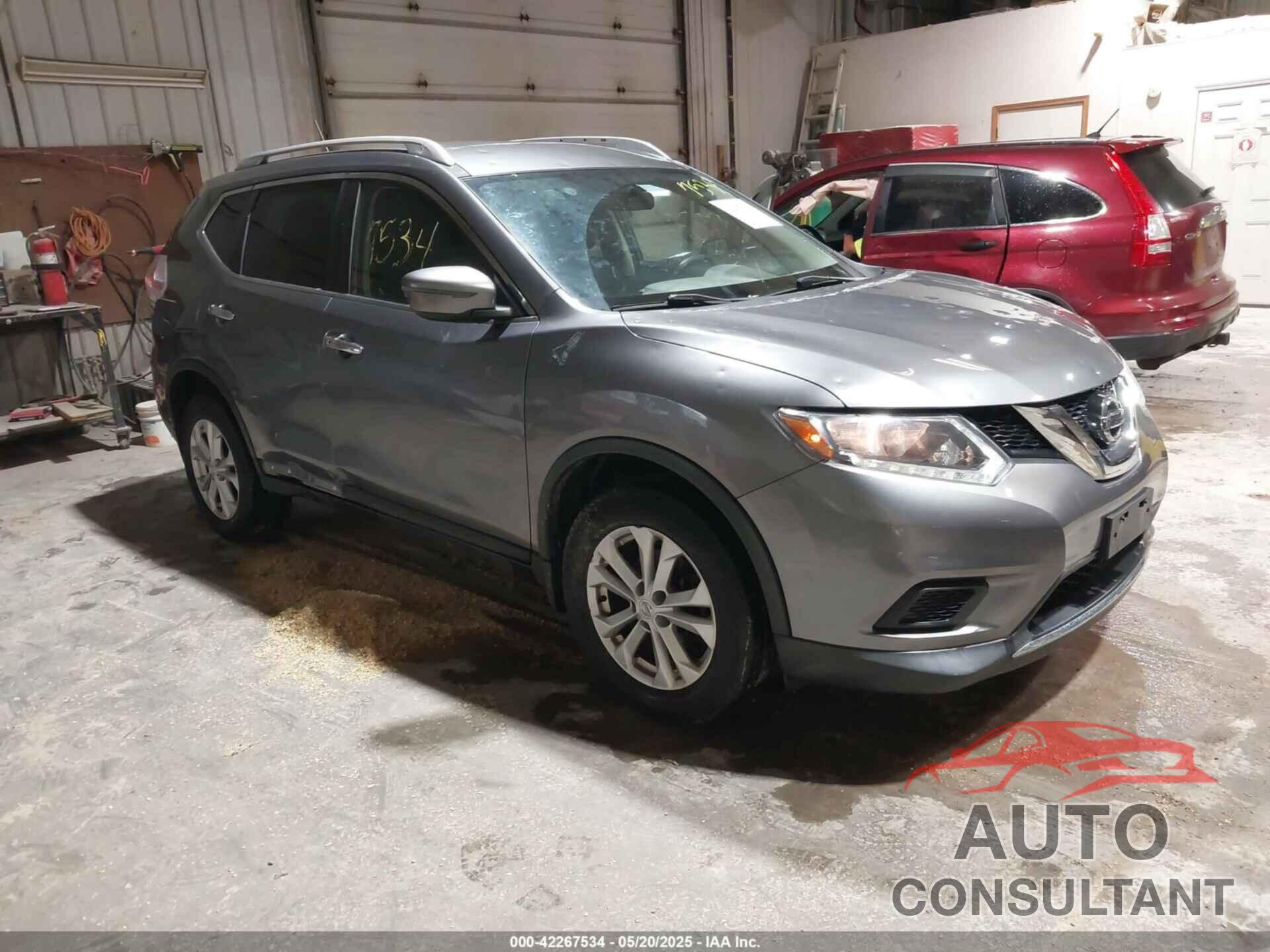 NISSAN ROGUE 2016 - KNMAT2MV5GP685336