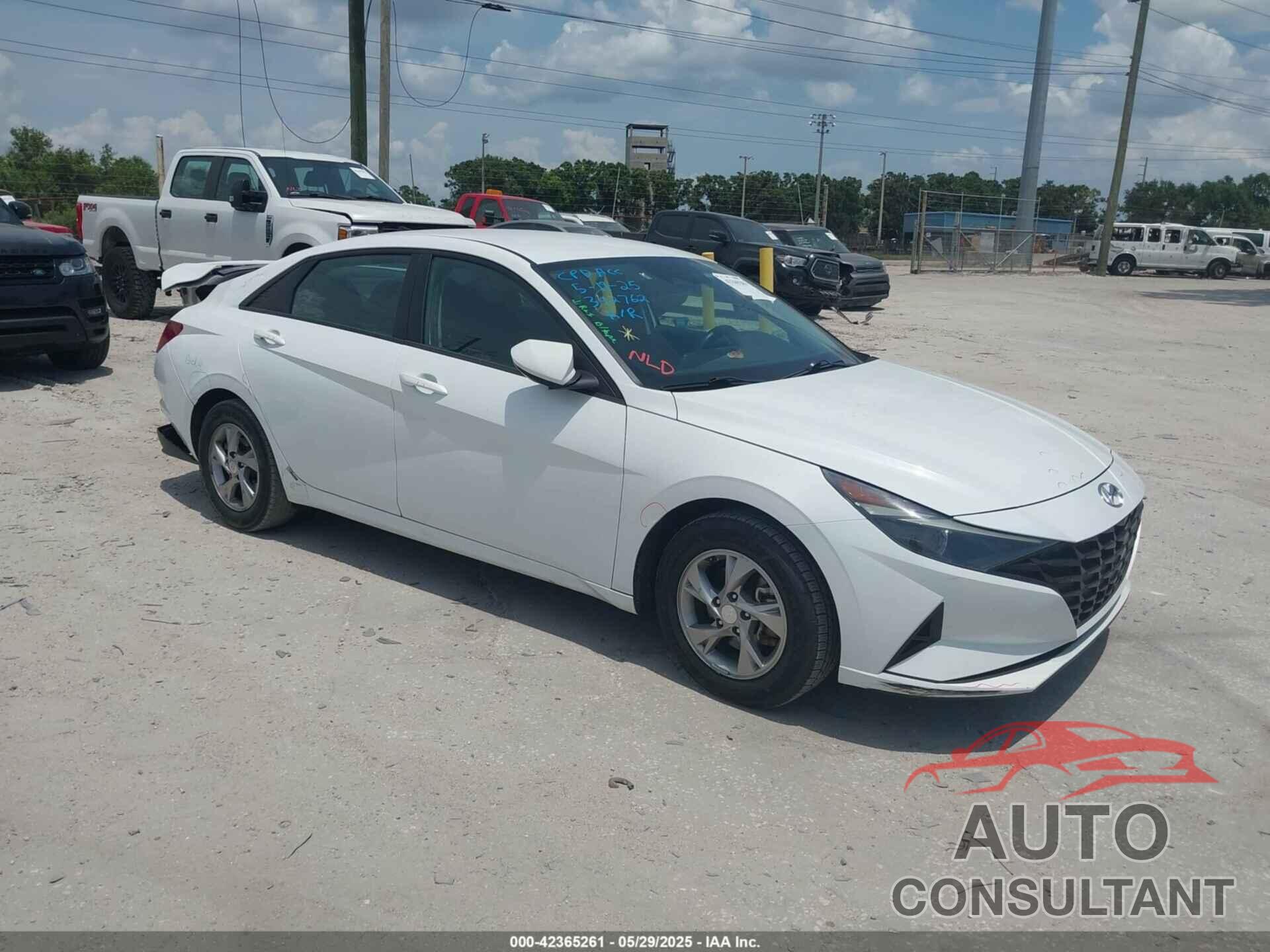 HYUNDAI ELANTRA 2021 - 5NPLL4AG2MH014921