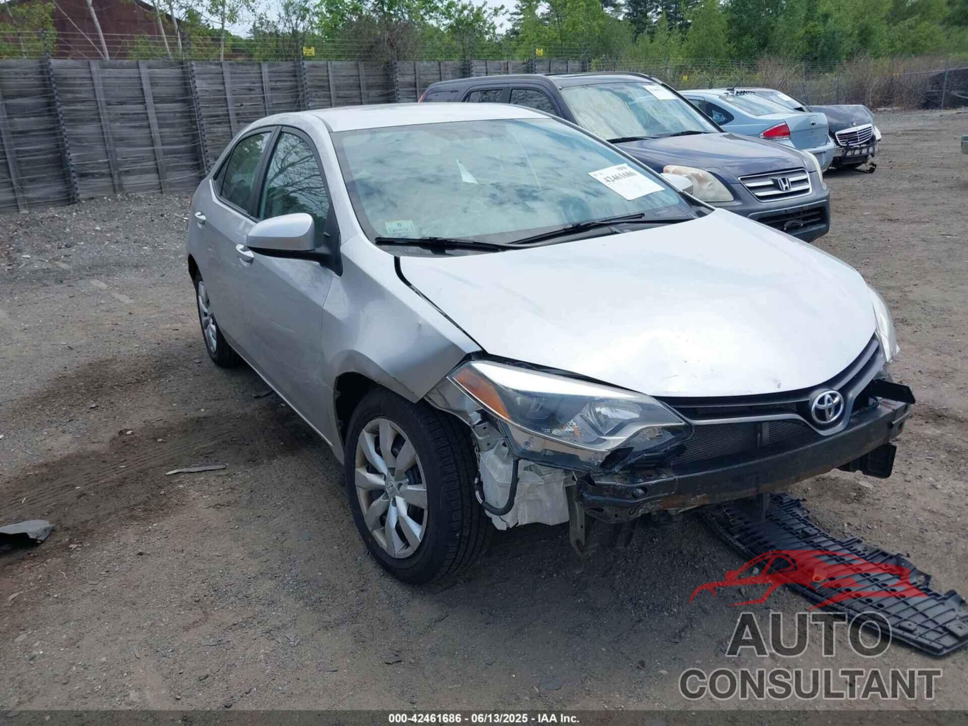TOYOTA COROLLA 2014 - 5YFBURHE7EP101146