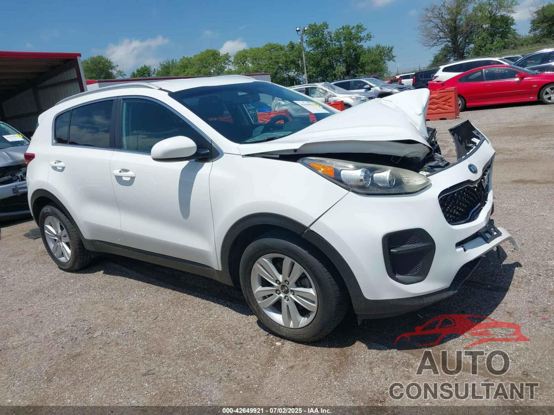 KIA SPORTAGE 2017 - KNDPM3AC3H7052481