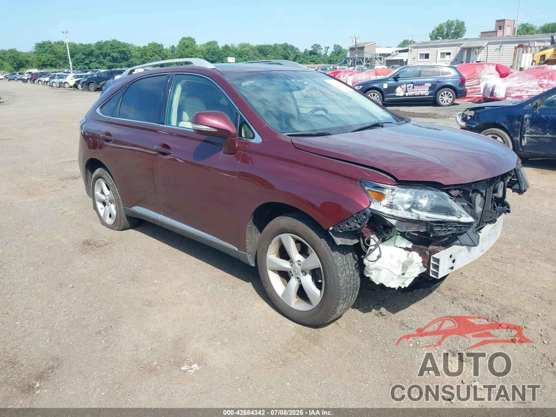 LEXUS RX 350 2013 - 2T2BK1BA7DC197223