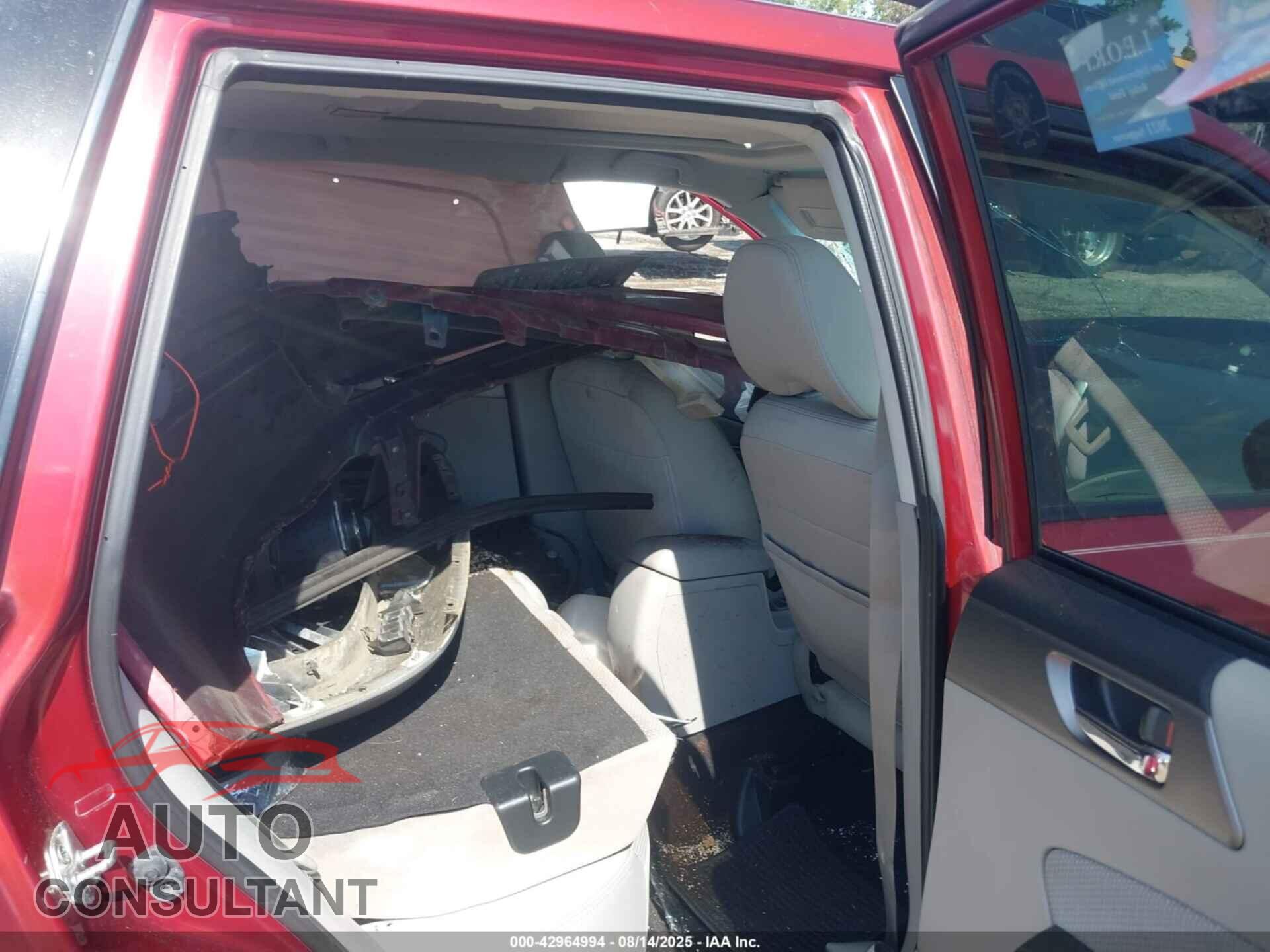 SUBARU FORESTER 2012 - JF2SHADC8CH407034