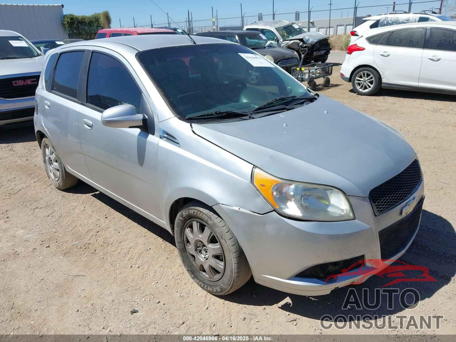 CHEVROLET AVEO 2011 - KL1TG6DE9BB231866