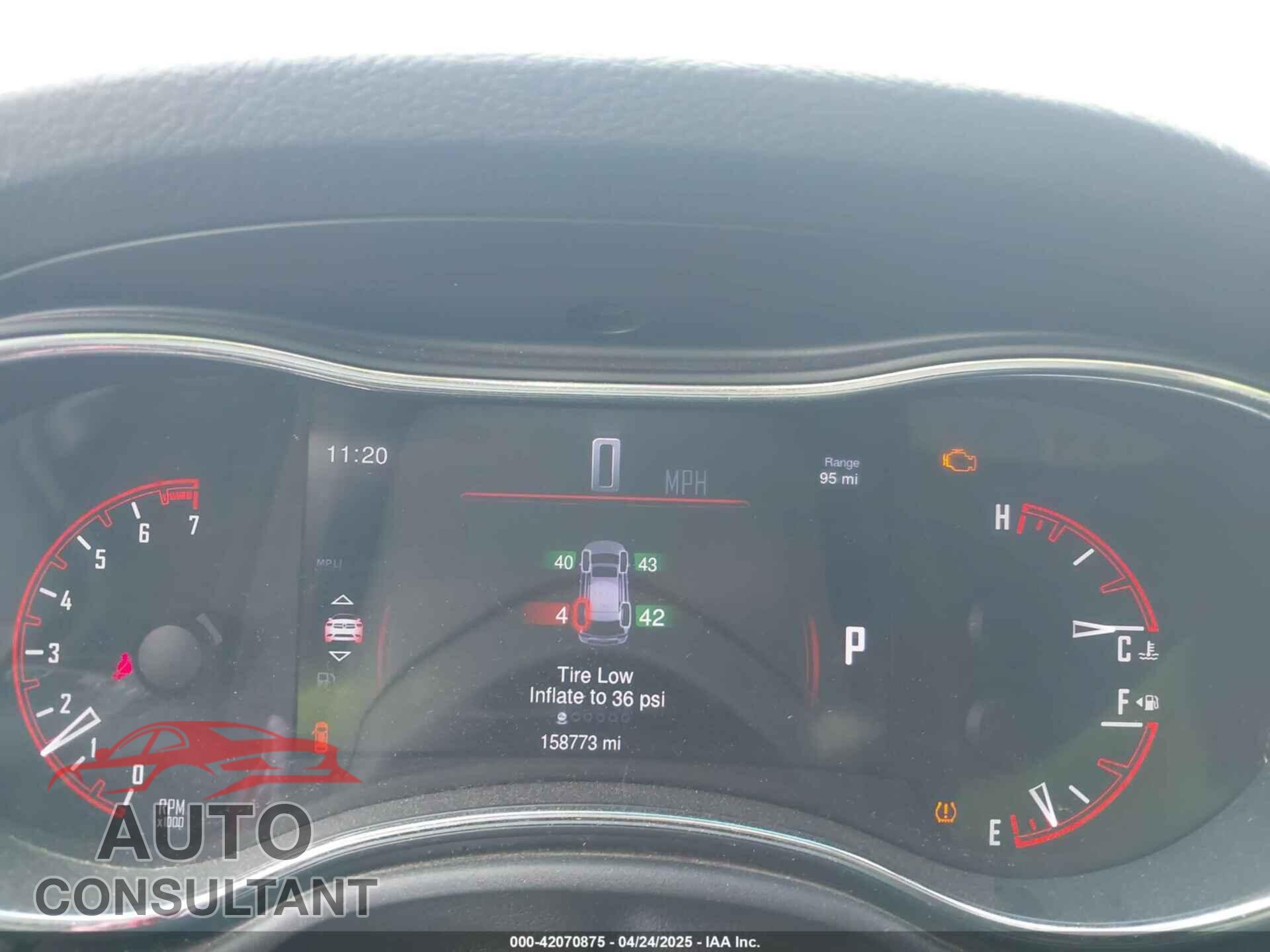 DODGE DURANGO 2015 - 1C4RDHAG0FC194493