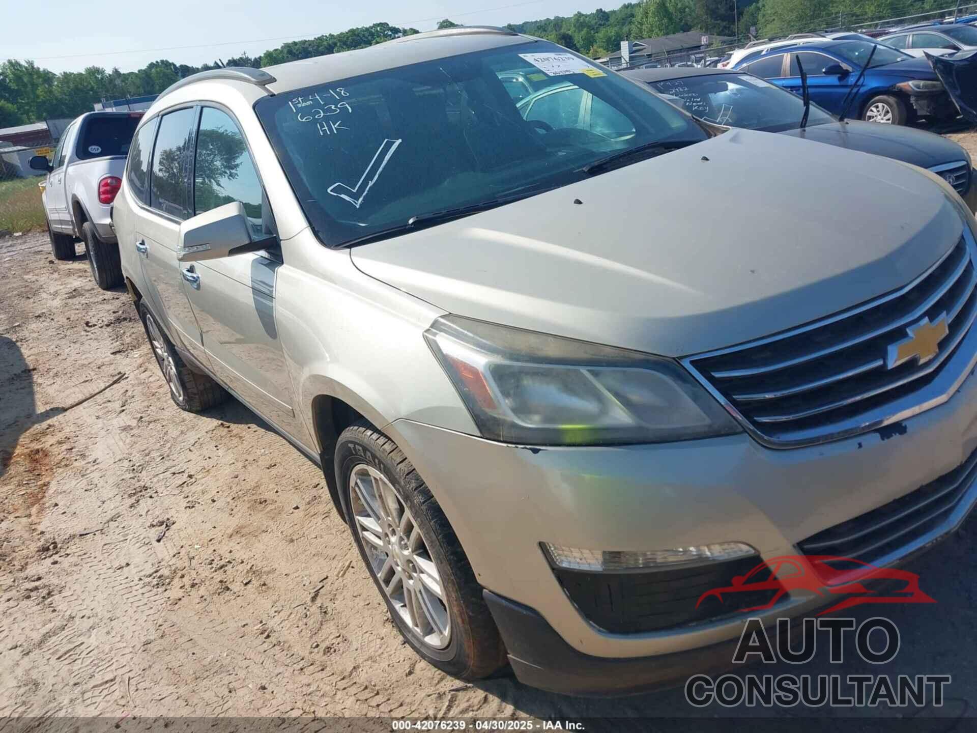 CHEVROLET TRAVERSE 2015 - 1GNKRGKDXFJ236009