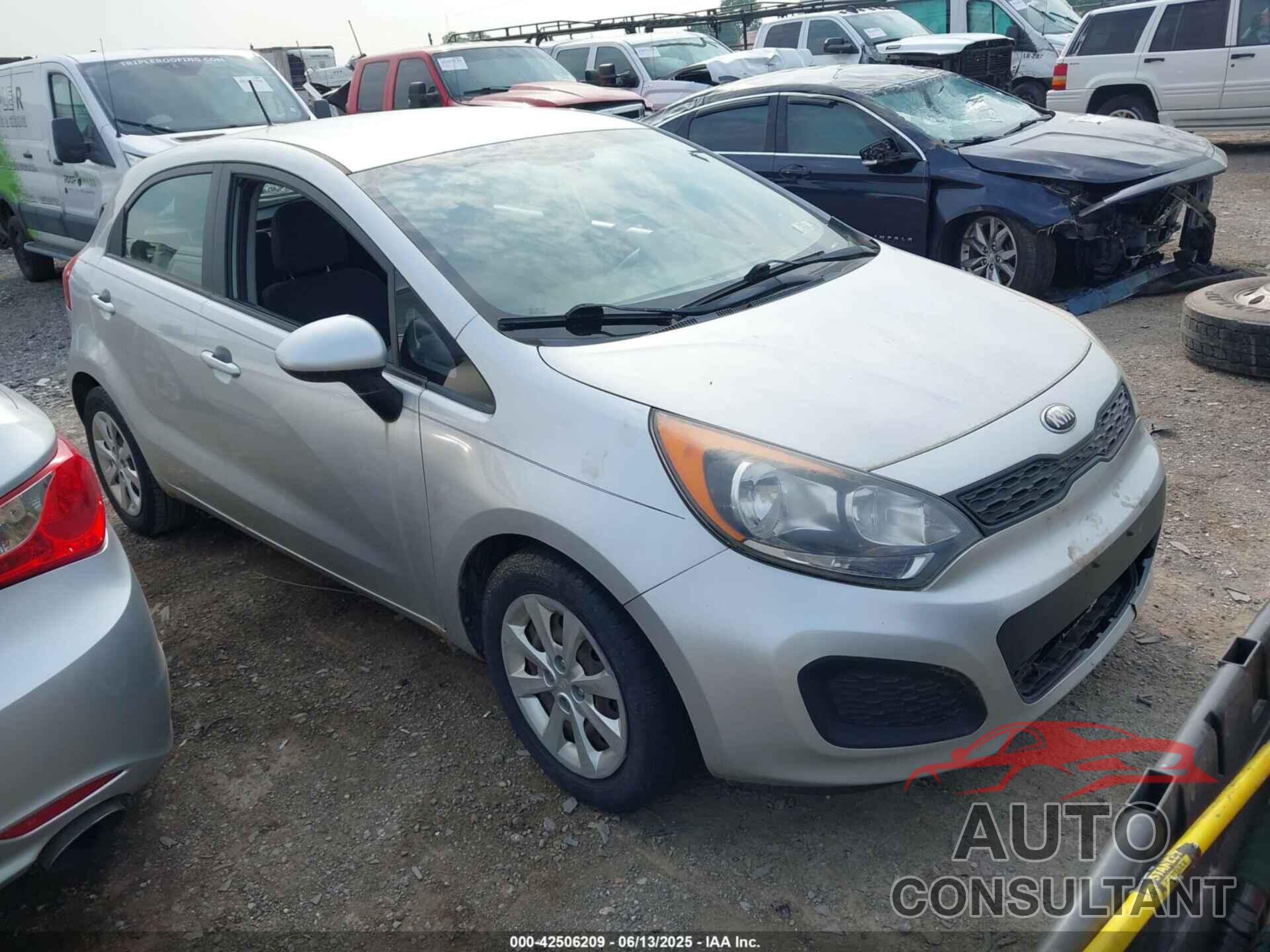 KIA RIO 2013 - KNADM5A38D6245284