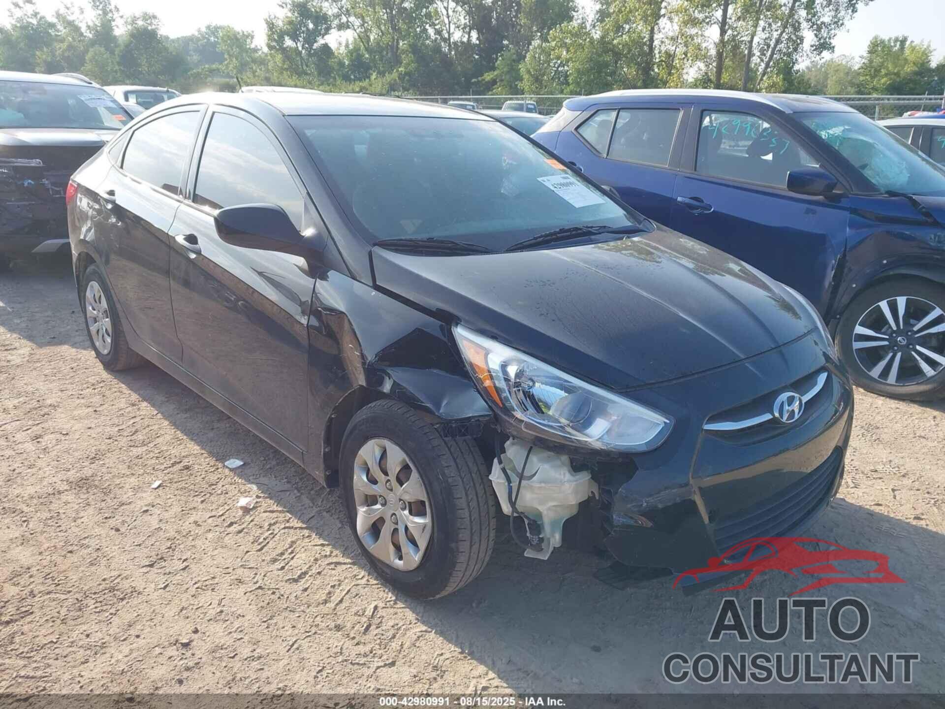 HYUNDAI ACCENT 2016 - KMHCT4AEXGU161024