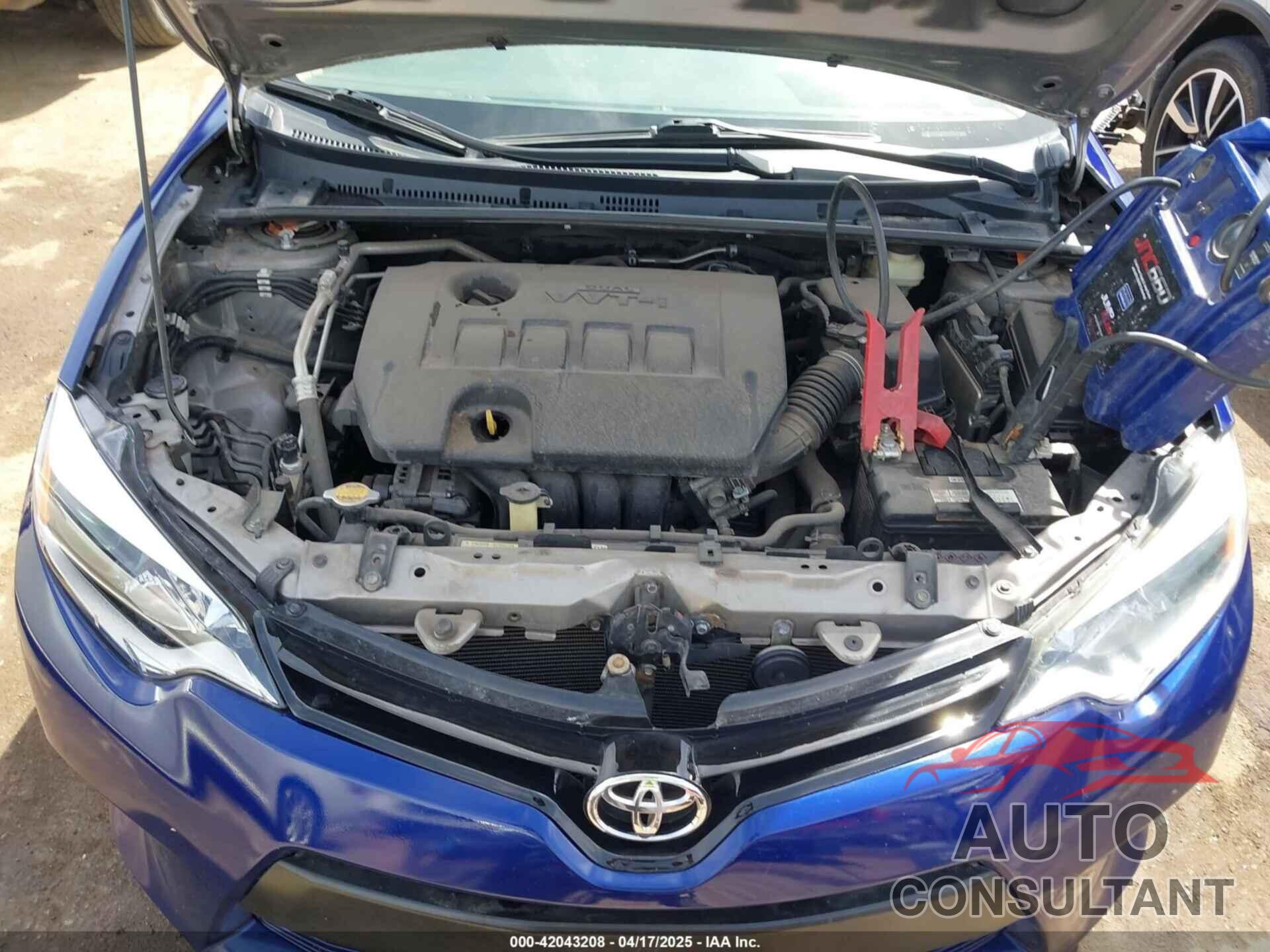 TOYOTA COROLLA 2016 - 5YFBURHE3GP381229