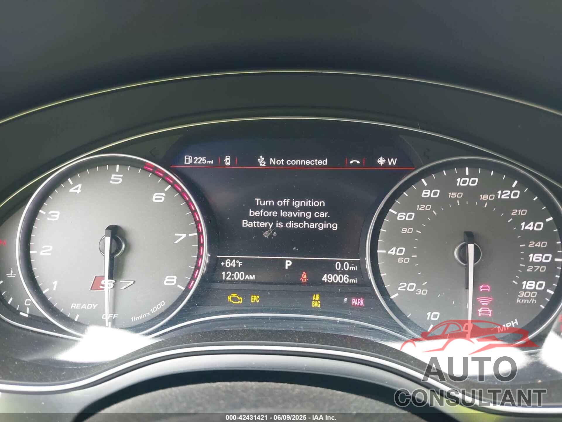 AUDI S7 2016 - WAUW2AFC8GN010362