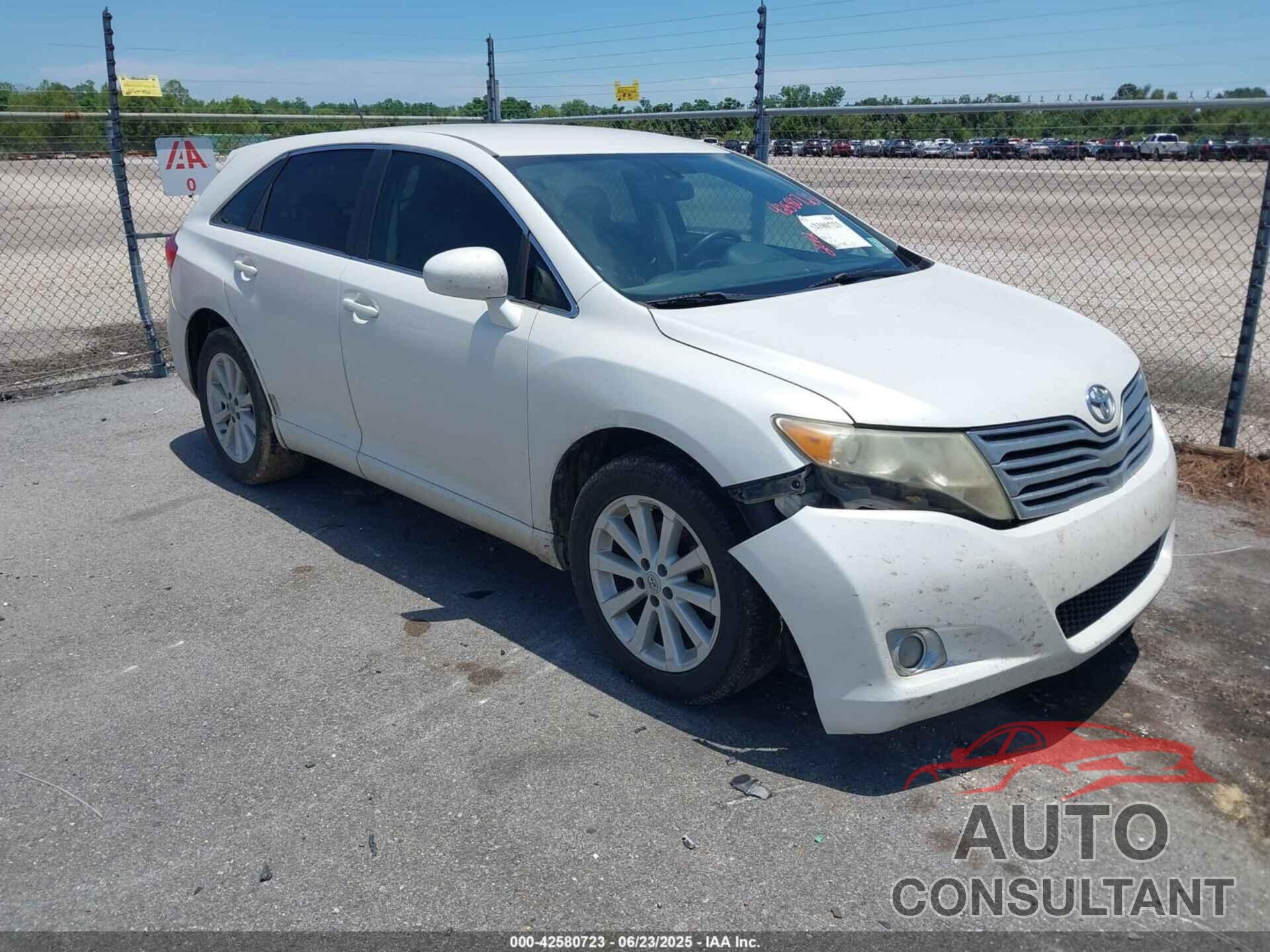 TOYOTA VENZA 2012 - 4T3ZA3BB4CU059220