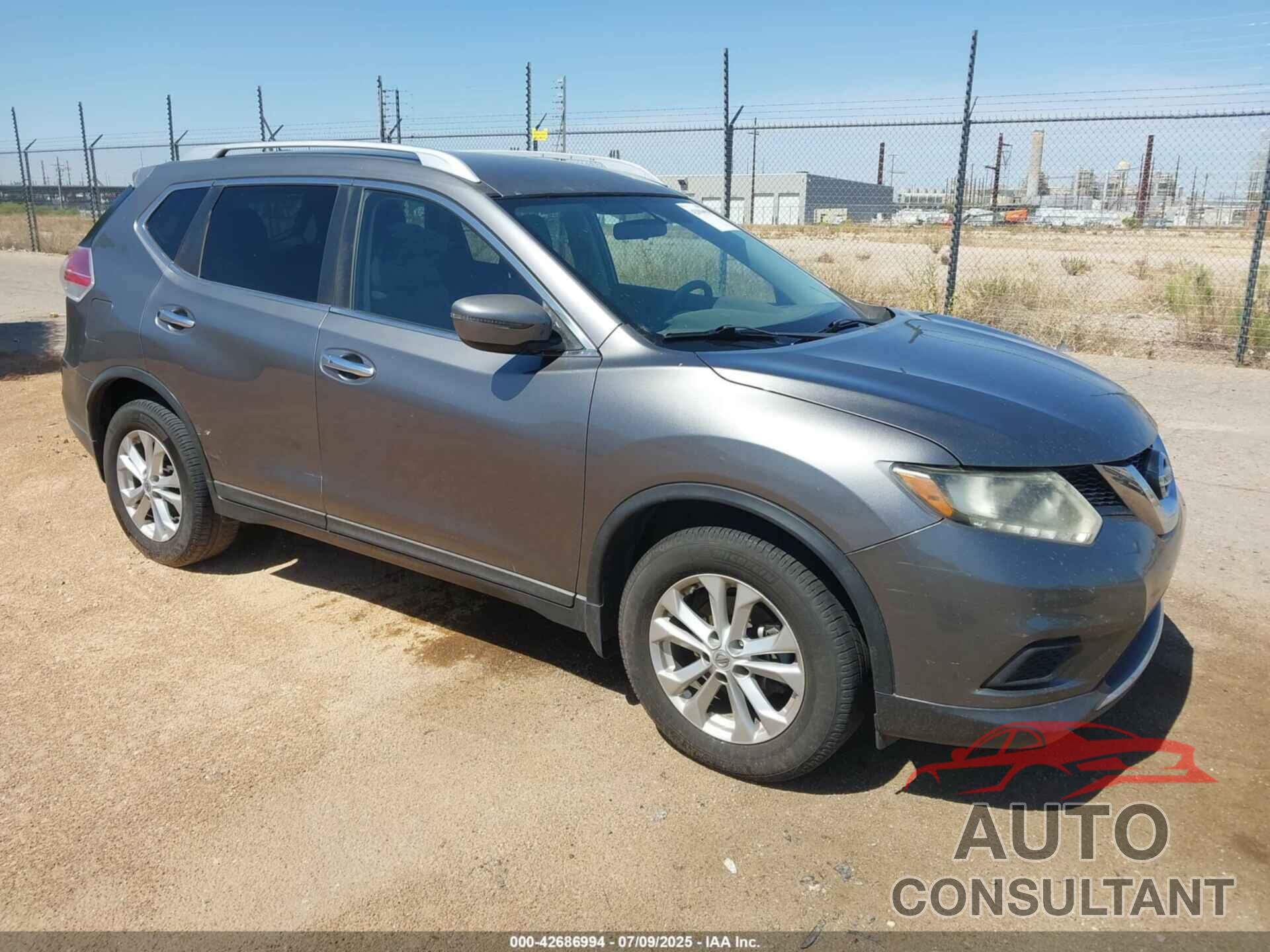 NISSAN ROGUE 2016 - KNMAT2MT3GP605949