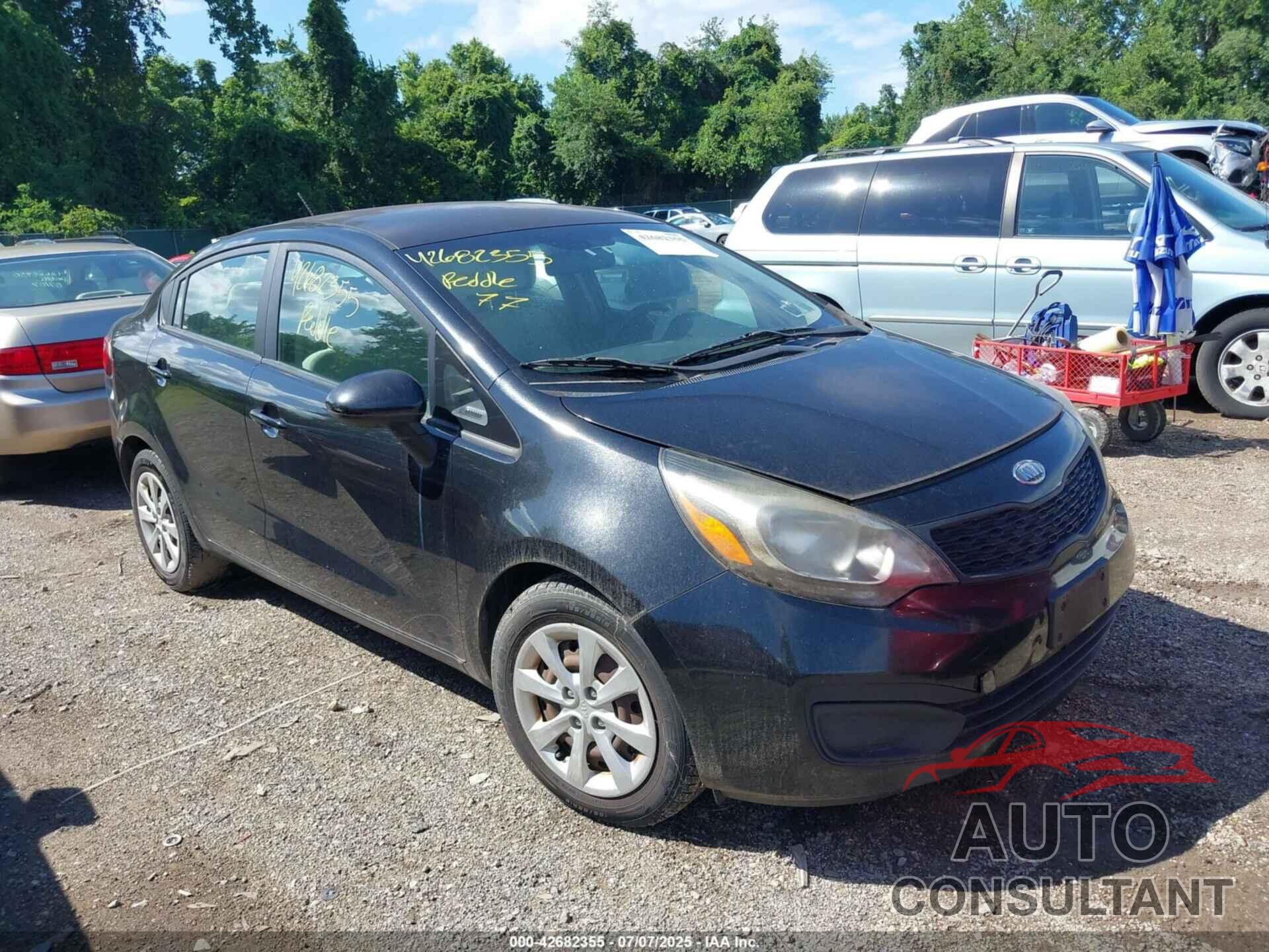 KIA RIO 2013 - KNADM4A3XD6099285