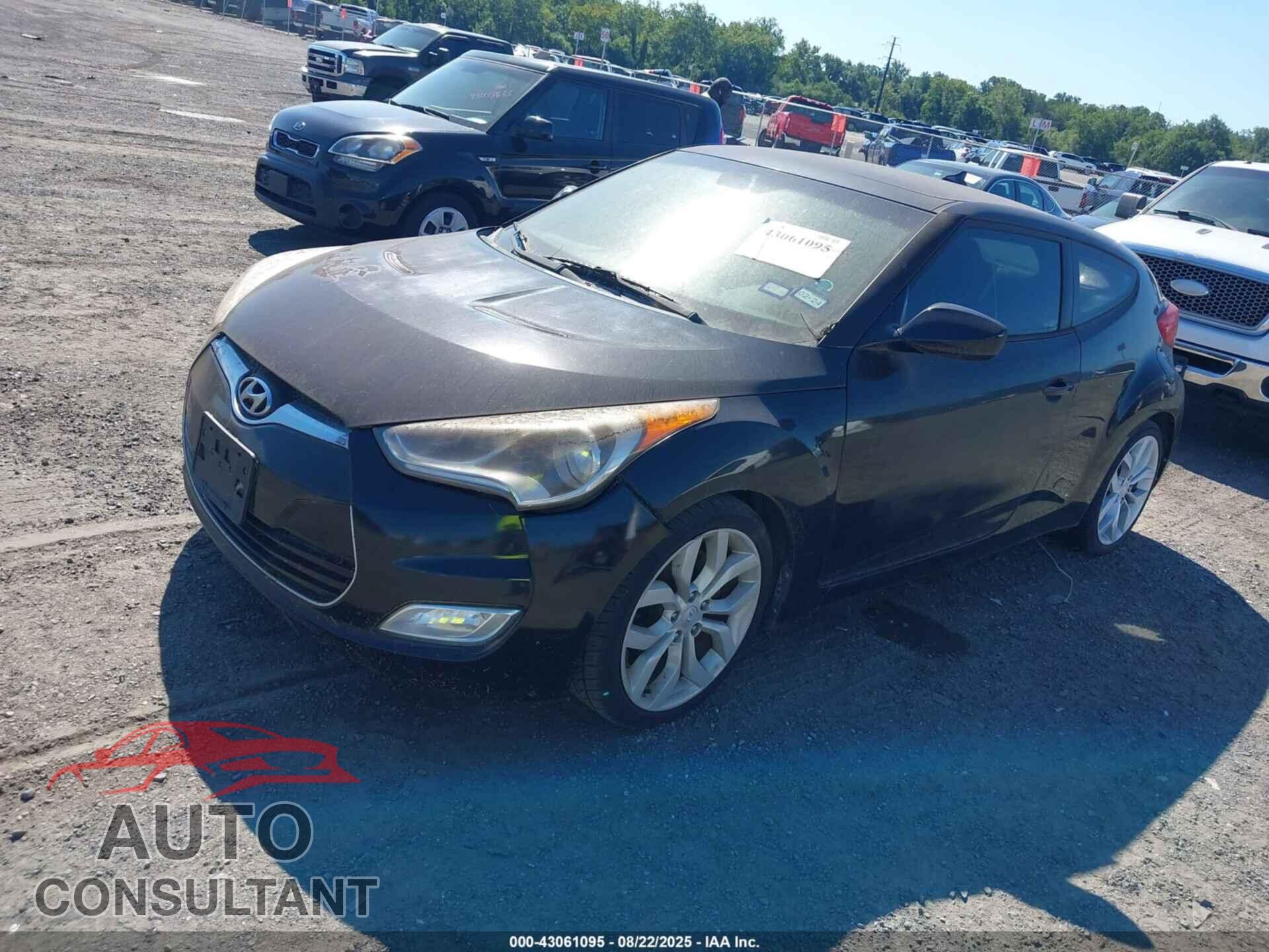 HYUNDAI VELOSTER 2012 - KMHTC6AD2CU077504