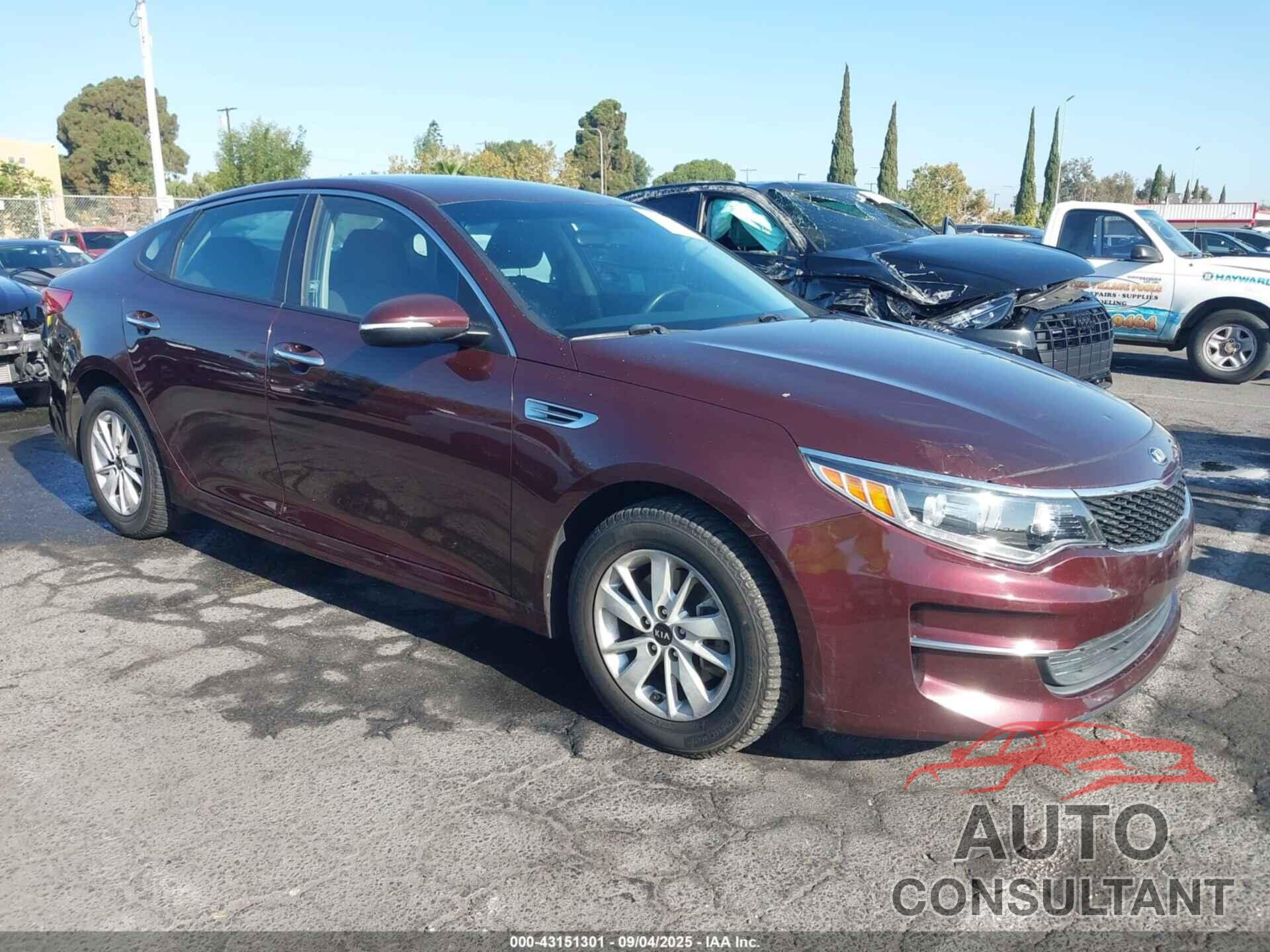 KIA OPTIMA 2017 - 5XXGT4L39HG127701