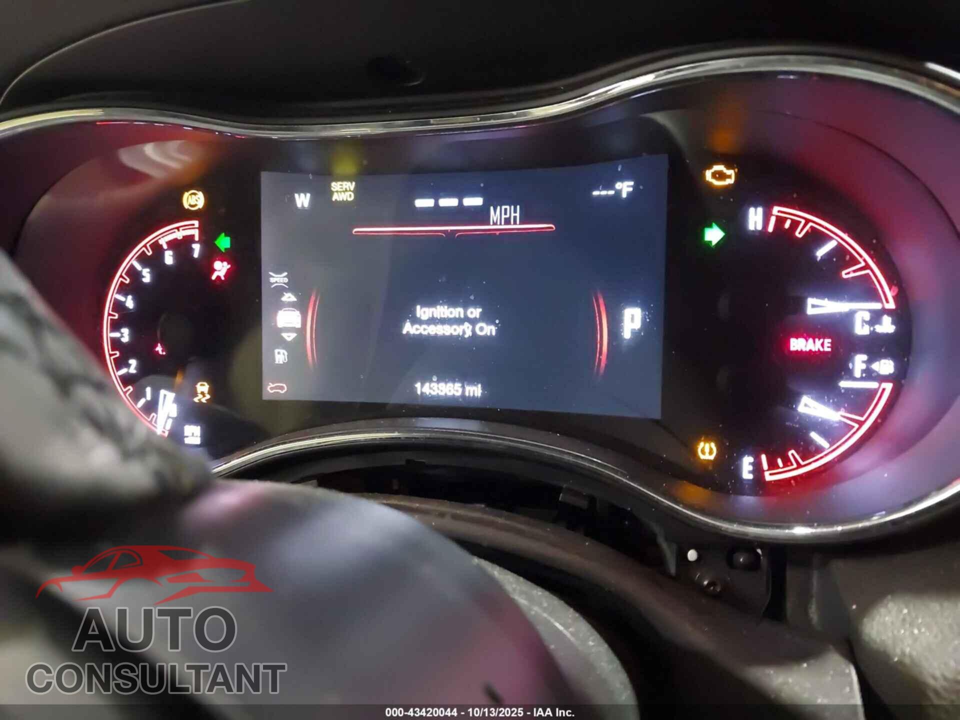 DODGE DURANGO 2017 - 1C4SDJCT9HC945581