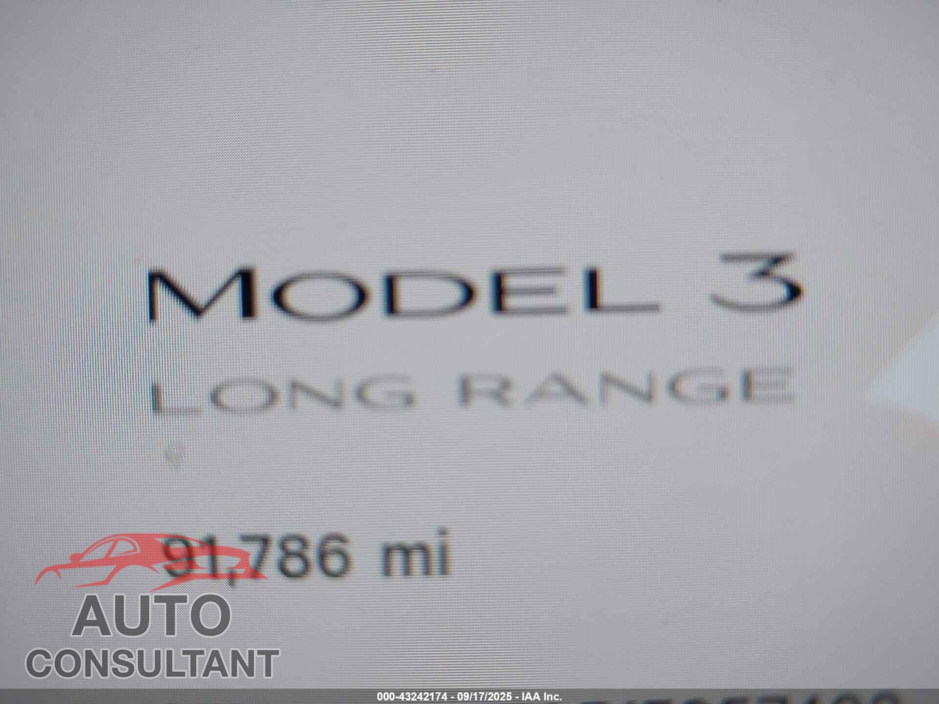 TESLA MODEL 3 2018 - 5YJ3E1EA5JF057402