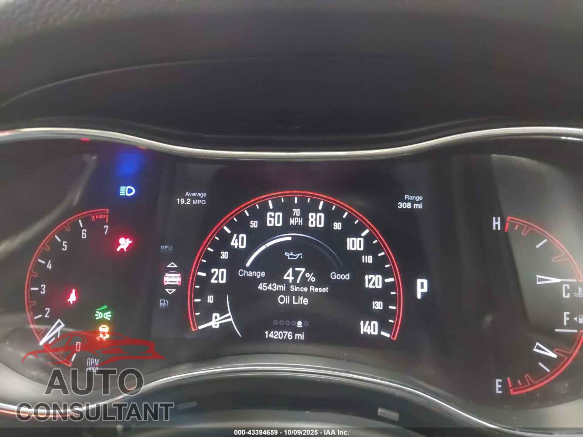 DODGE DURANGO 2015 - 1C4RDJAG7FC148019
