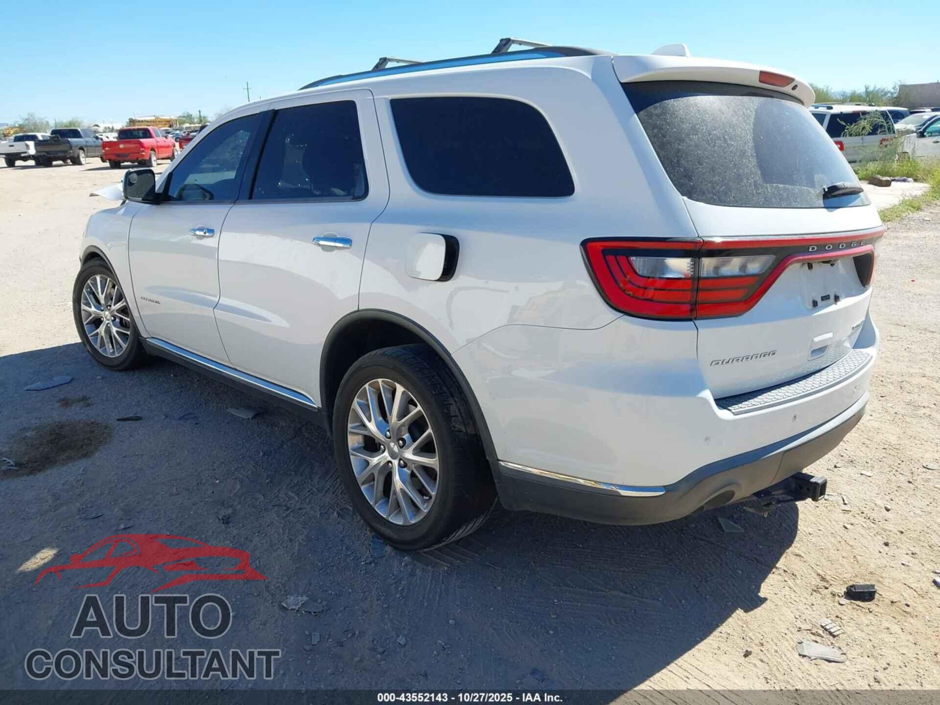 DODGE DURANGO 2015 - 1C4RDHEG6FC127634