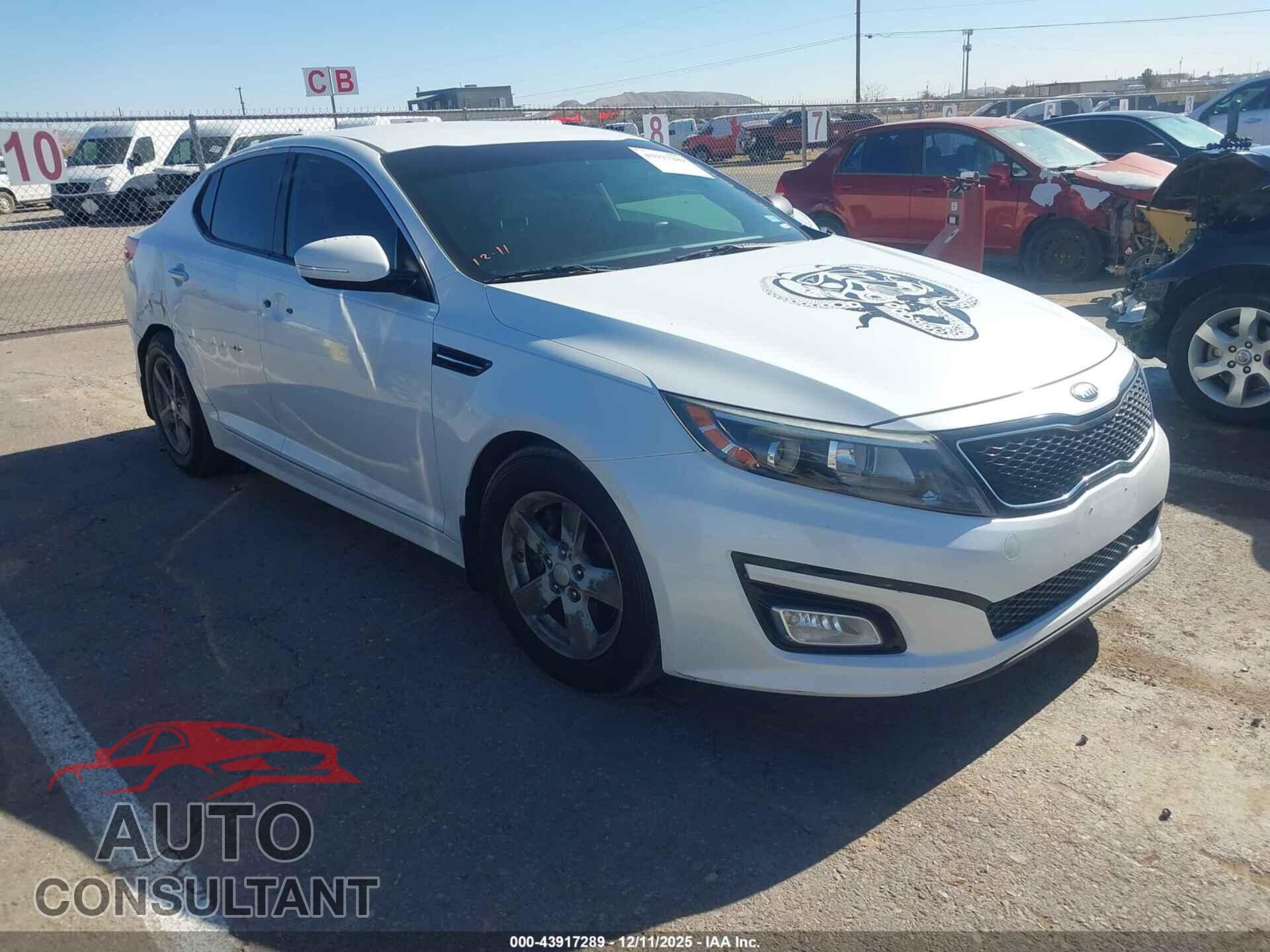 KIA OPTIMA 2015 - KNAGM4A77F5639331