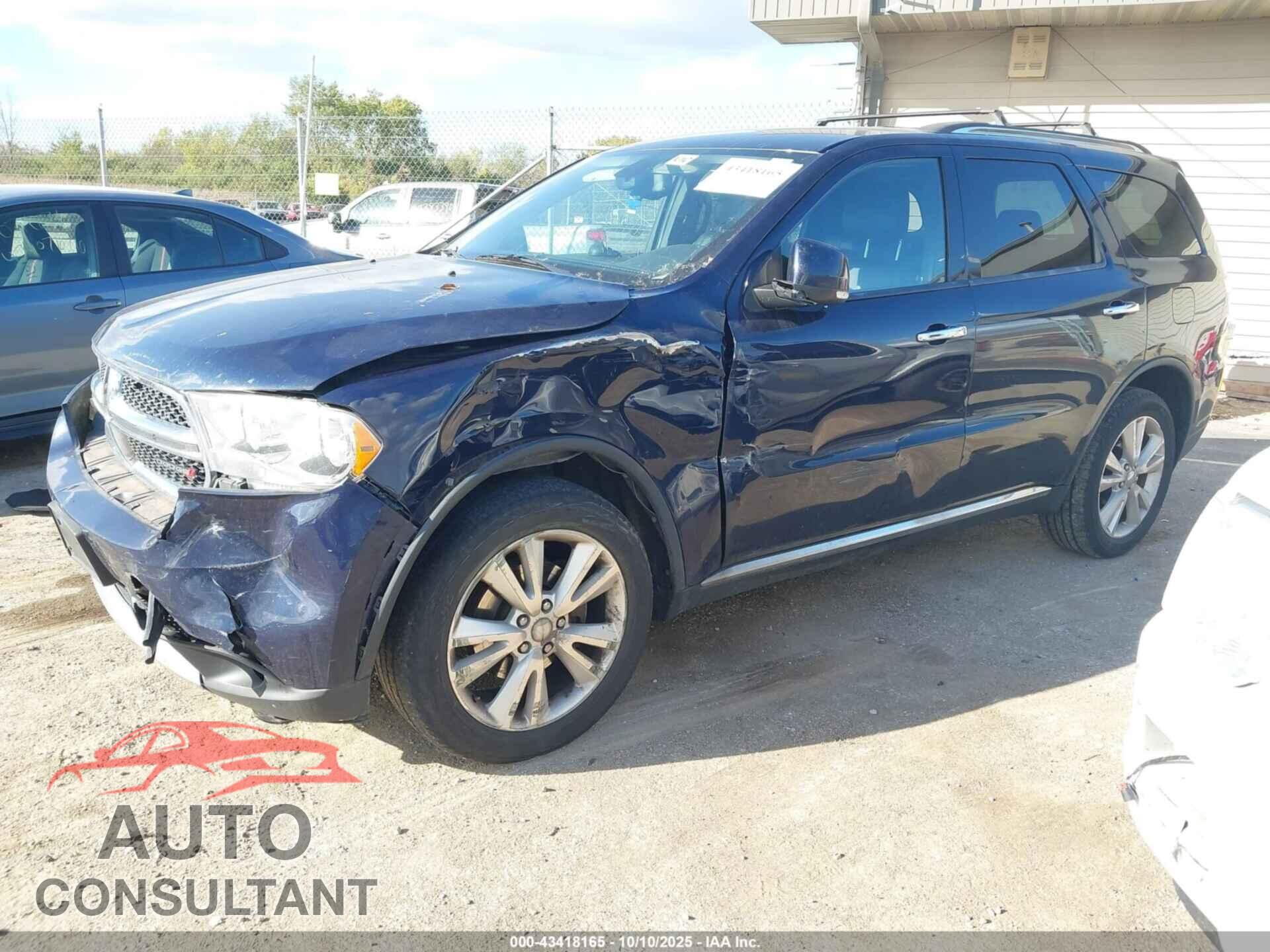 DODGE DURANGO 2013 - 1C4RDJDG4DC509392