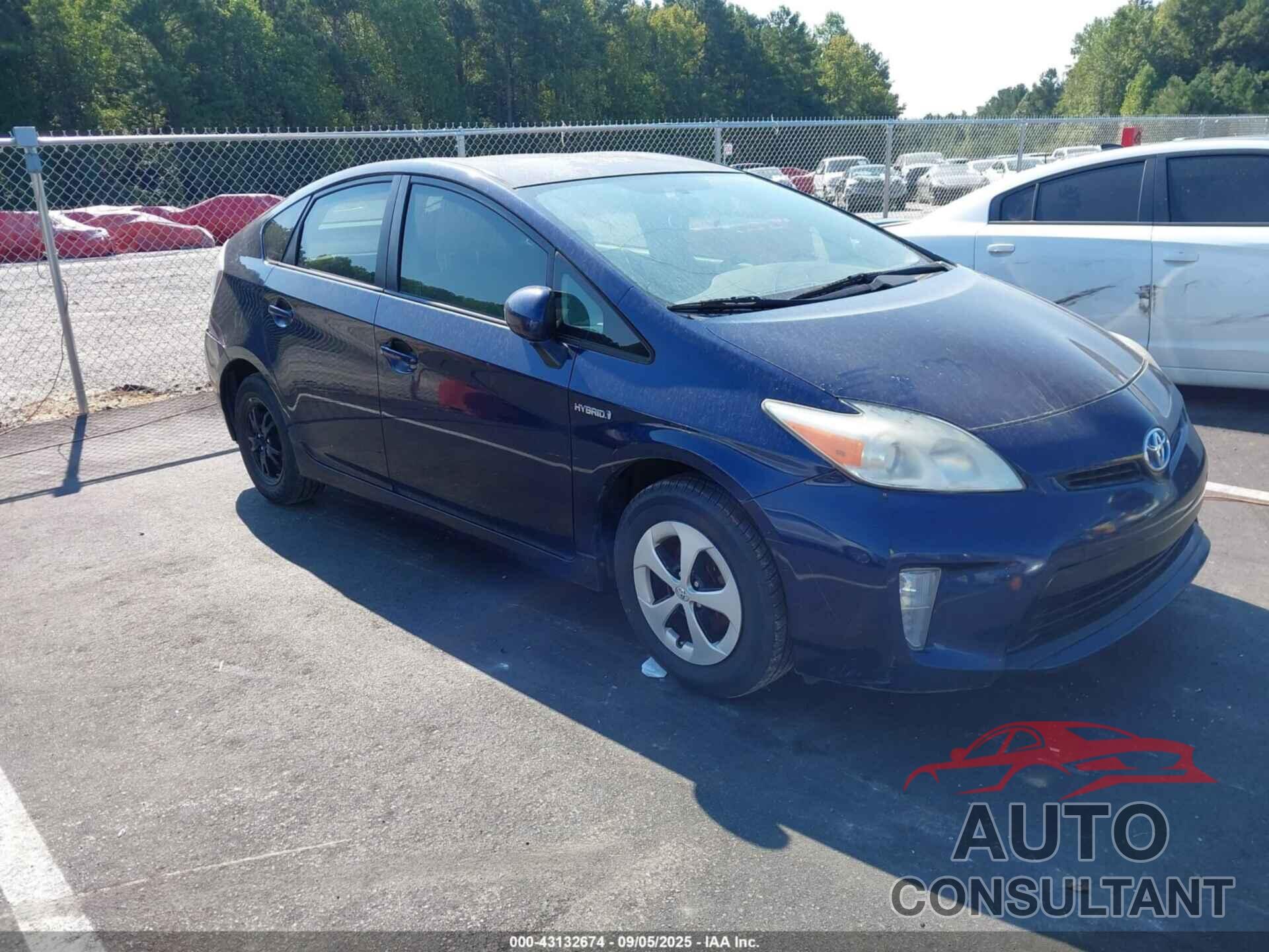 TOYOTA PRIUS 2013 - JTDKN3DU7D1630204