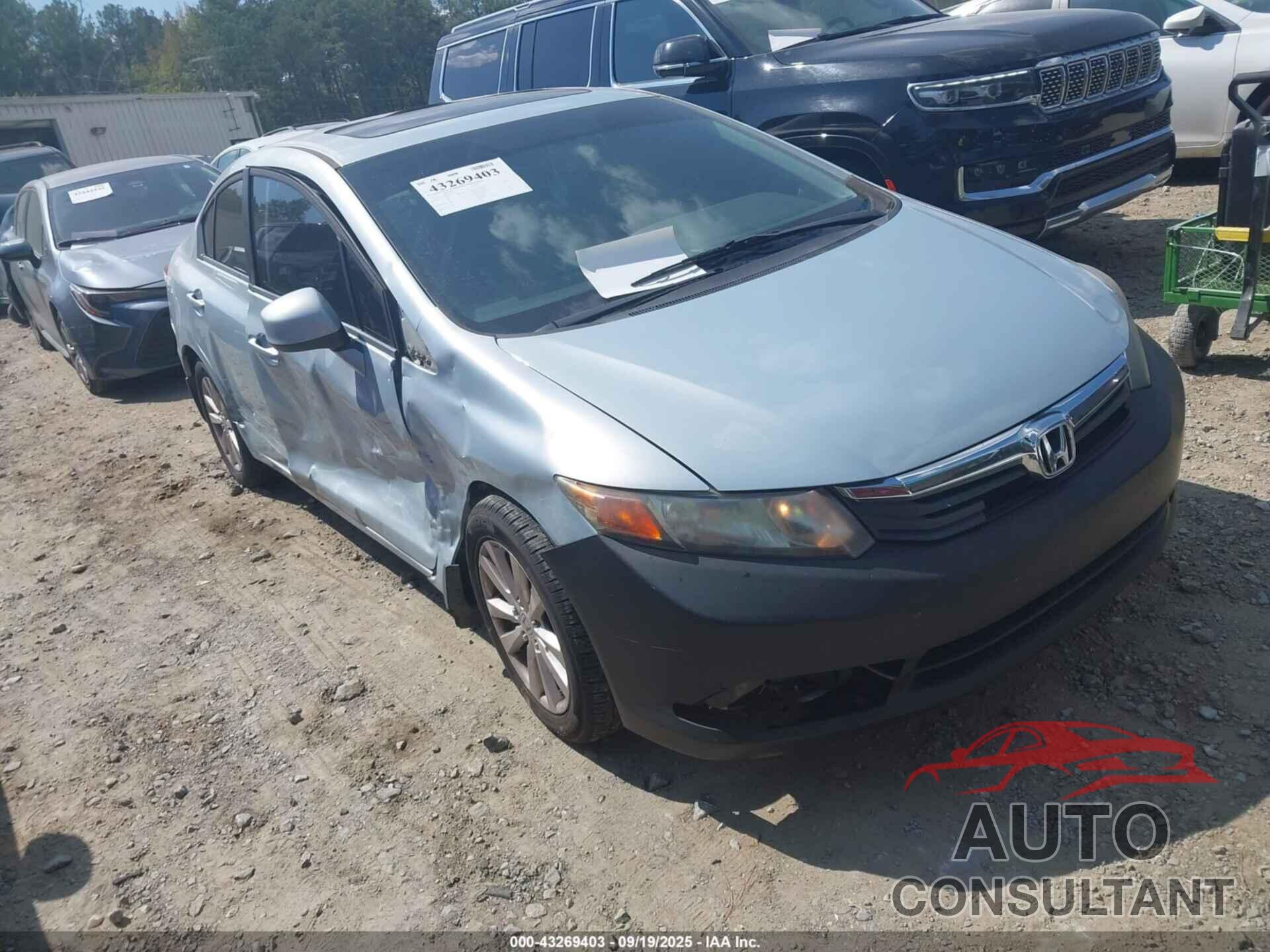HONDA CIVIC 2012 - 19XFB2F80CE063222