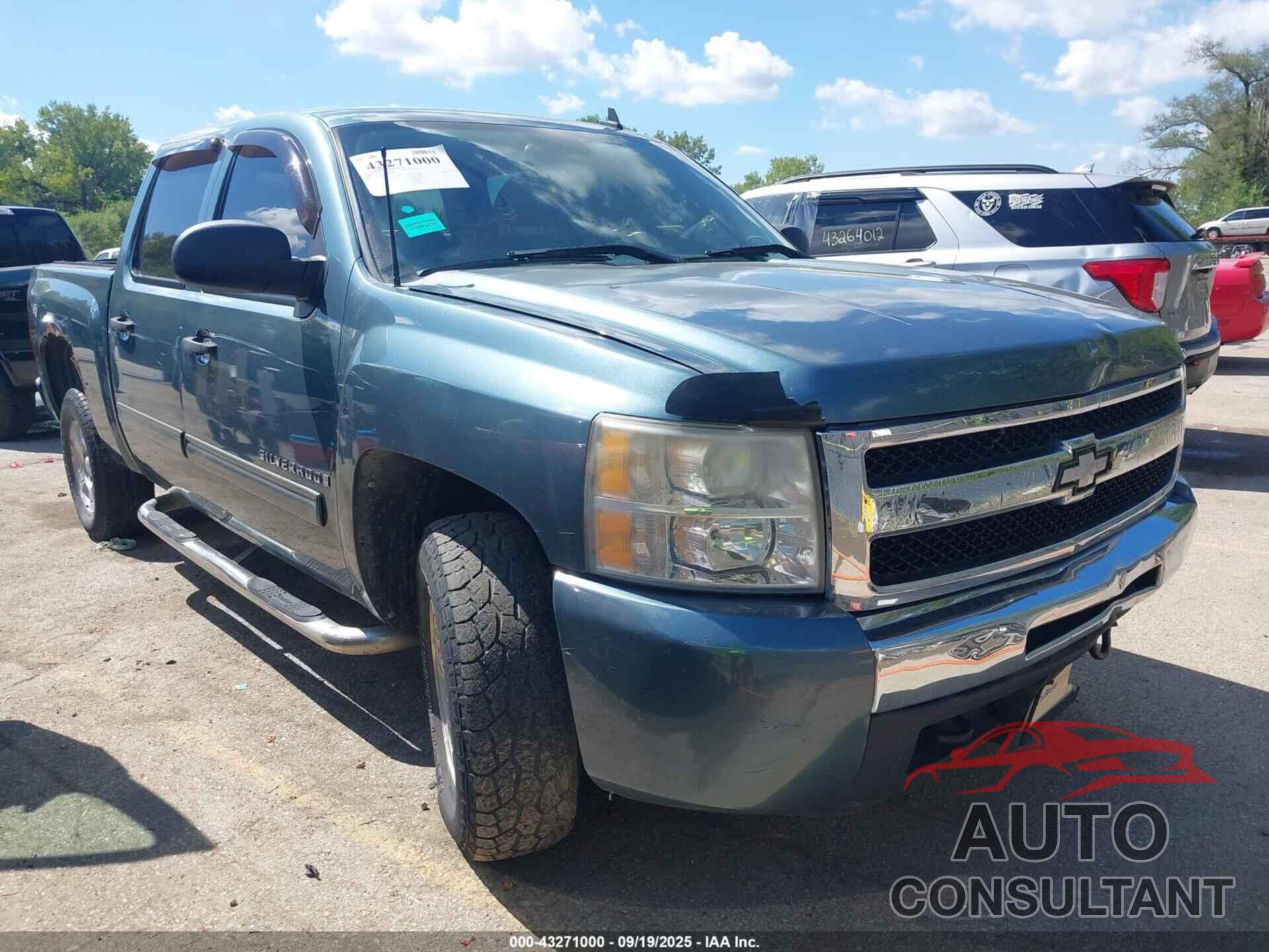 CHEVROLET SILVERADO 1500 2009 - 3GCEK23M89G275876
