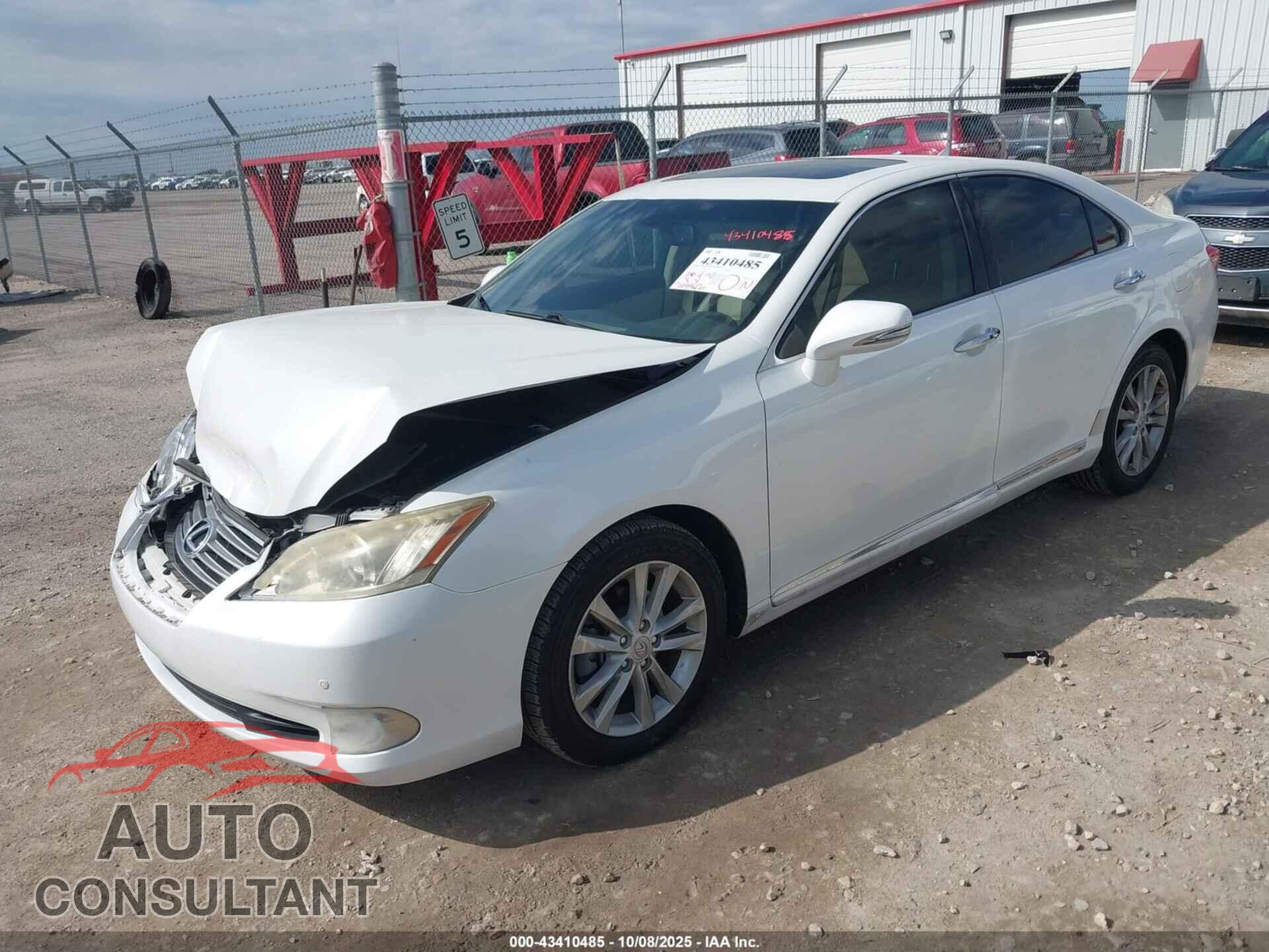LEXUS ES 350 2011 - JTHBK1EG2B2425353