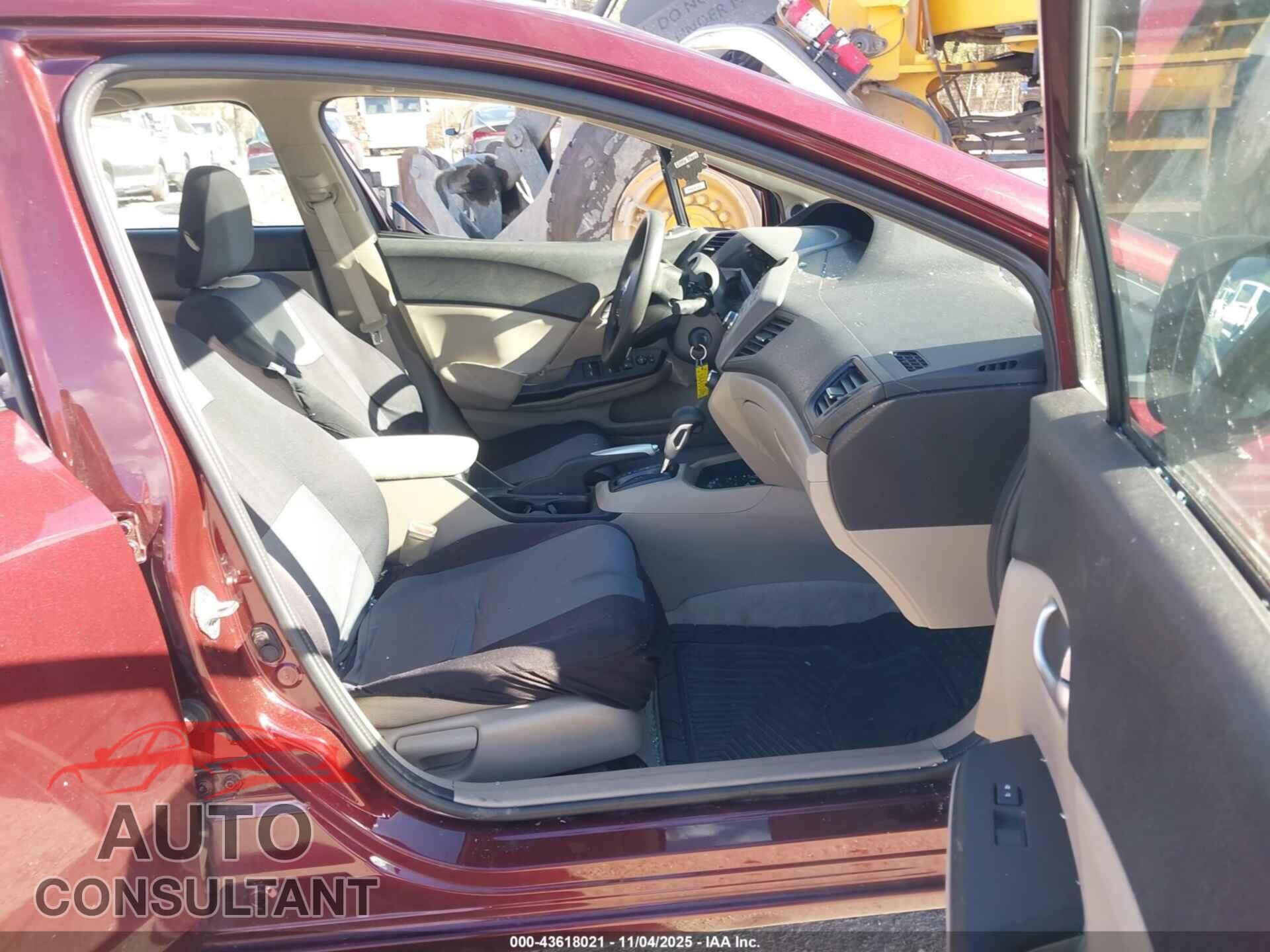 HONDA CIVIC 2012 - 19XFB2F86CE355117