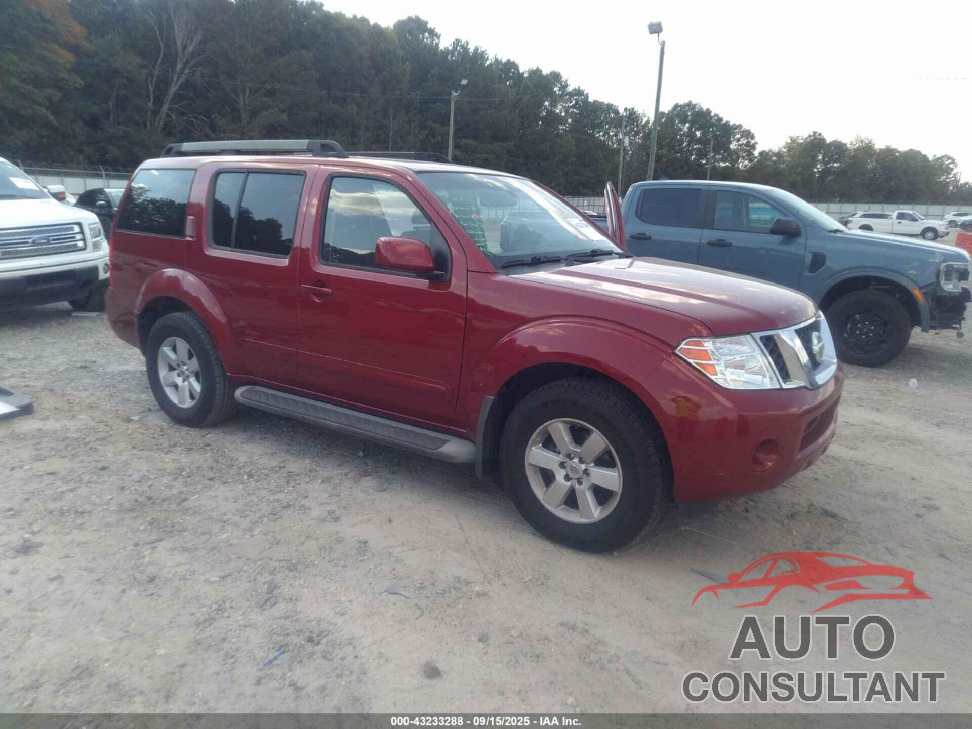 NISSAN PATHFINDER 2012 - 5N1AR1NNXCC625976